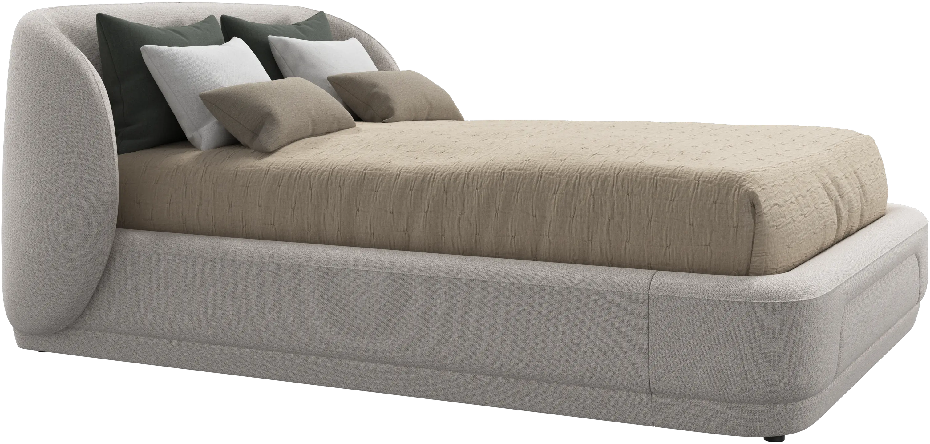 Bolzano bed with slats - W140xL200cm