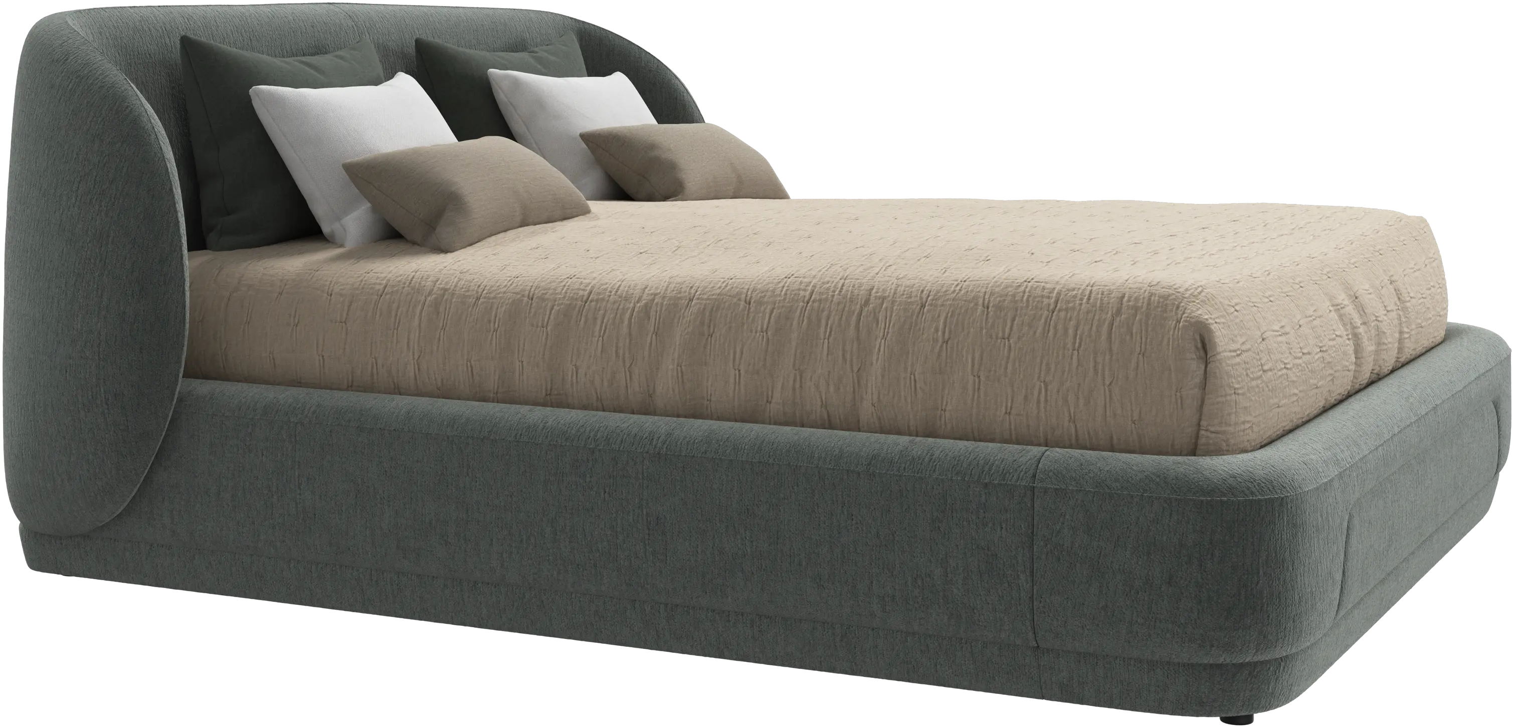 Bolzano bed with slats  - W152,5xL190cm