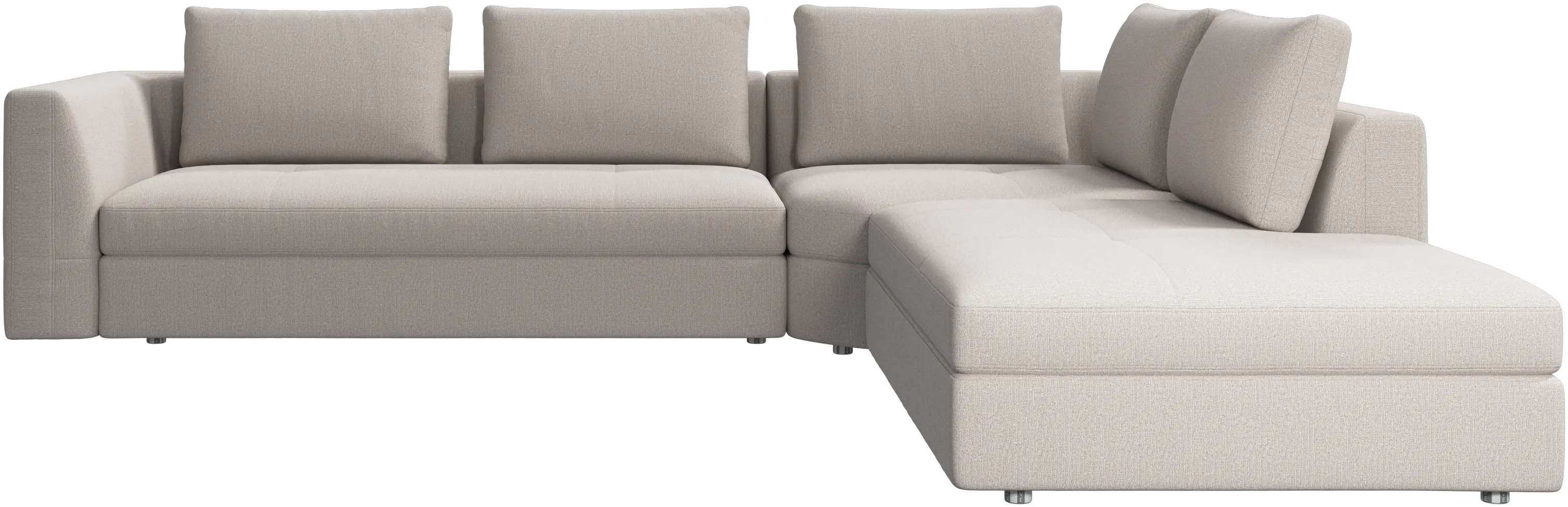 Bergamo corner sofa with lounging unit