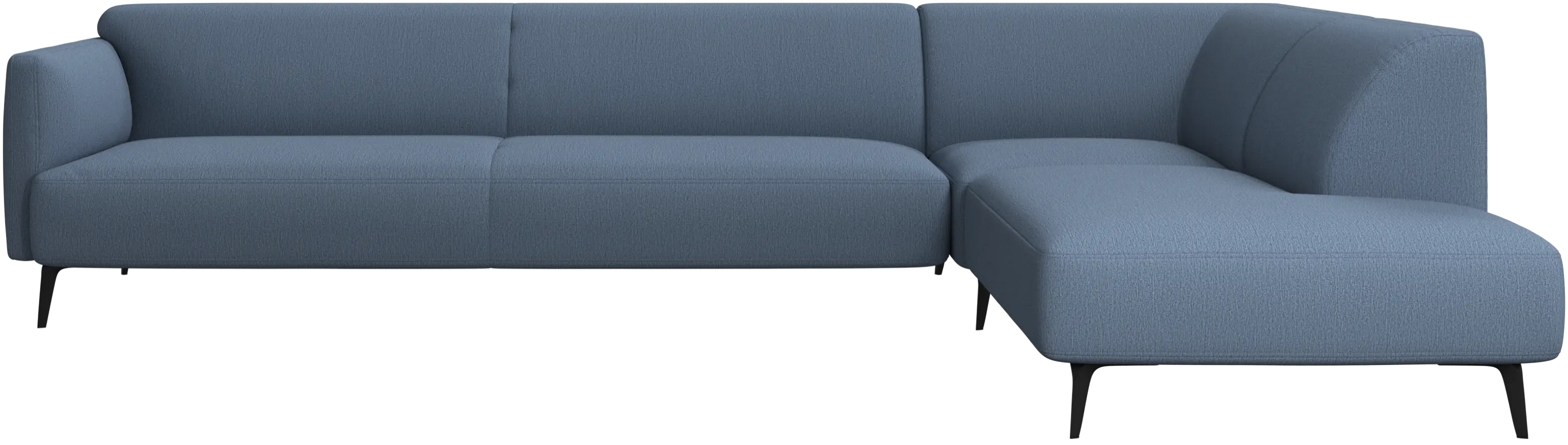 Modena corner sofa with lounging unit