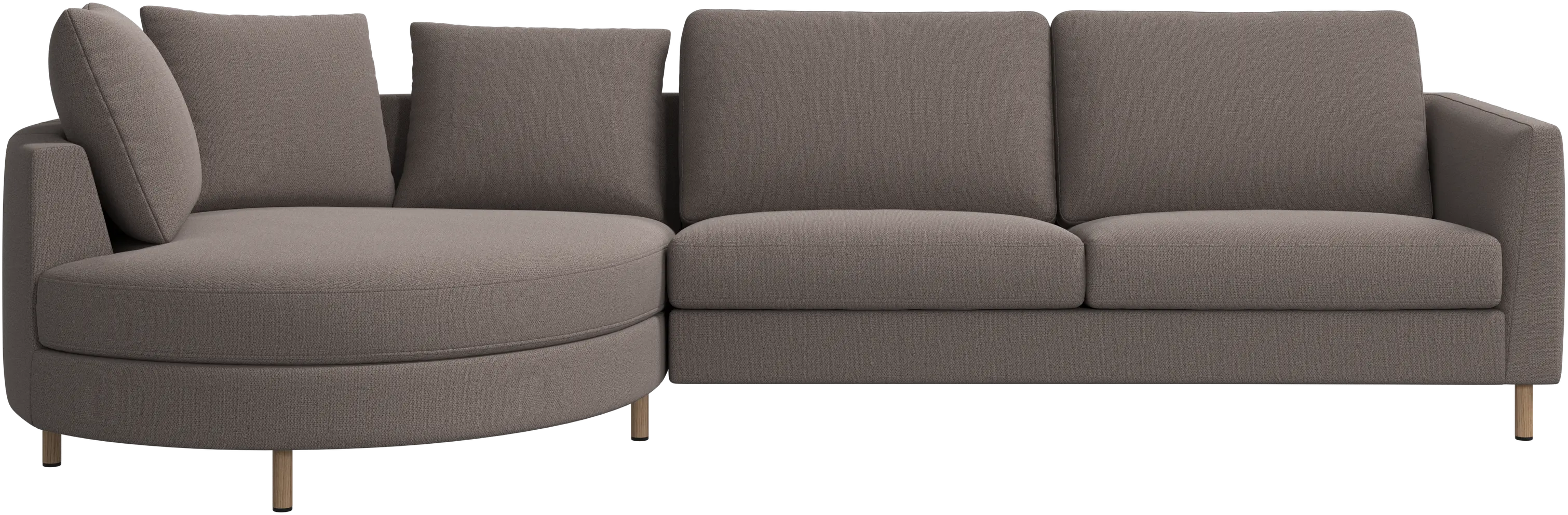Indivi sofa with chaise longue left