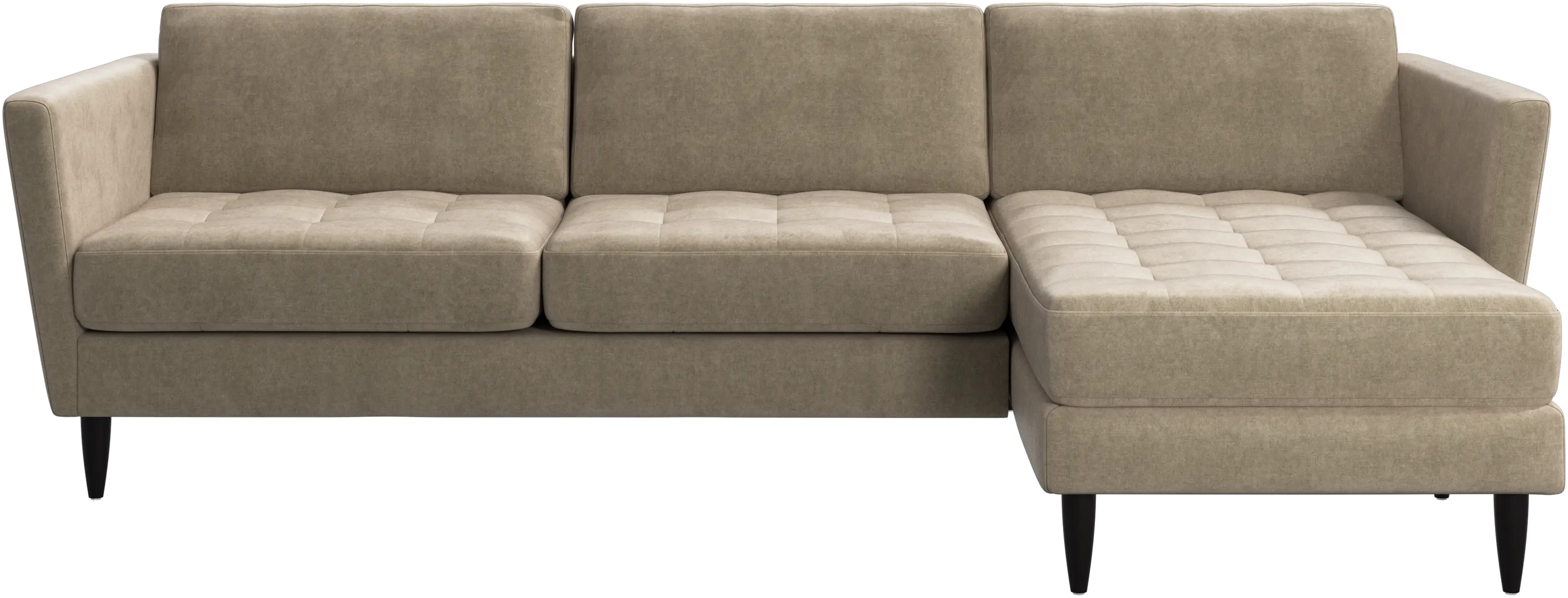 Osaka sofa with resting unit, tufted seat