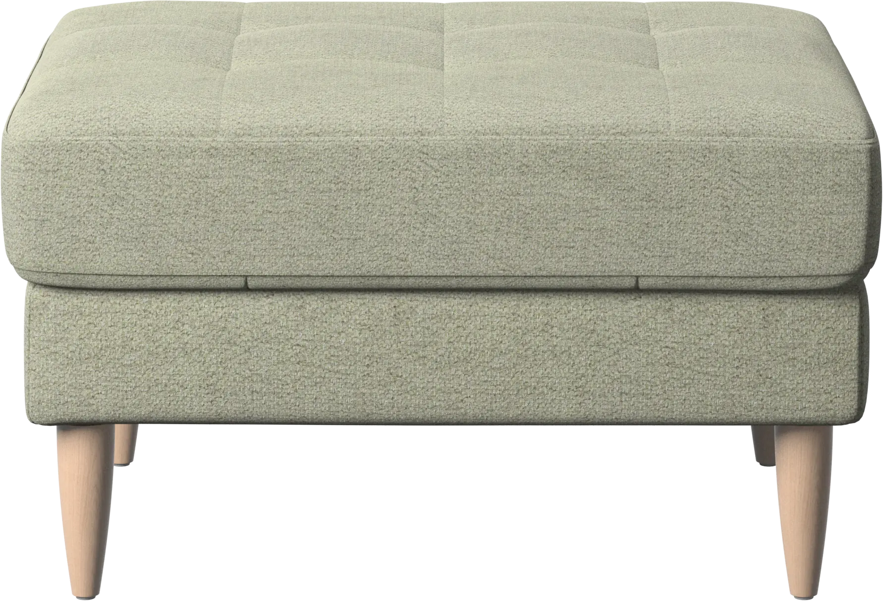 Osaka footstool, tufted seat
