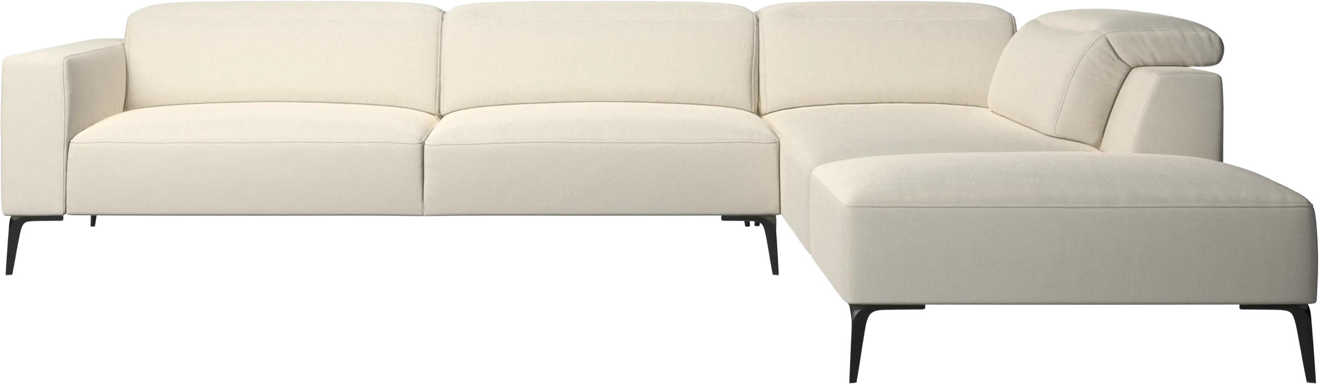 Zürich corner sofa with lounging unit