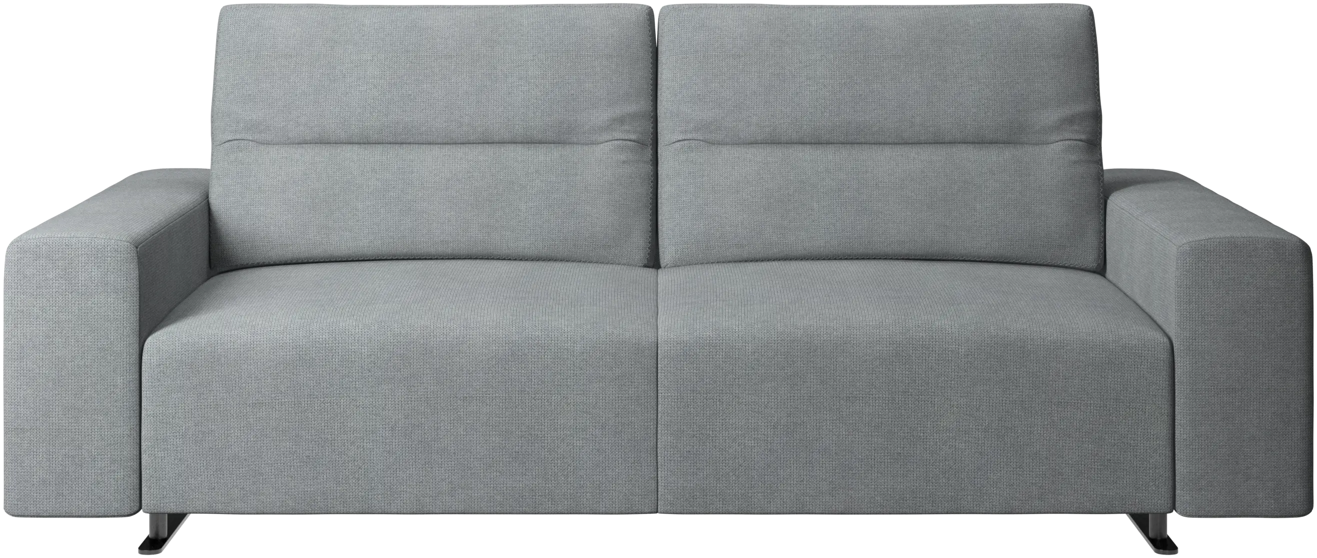 Hampton sofa with adjustable back and storage on the right side