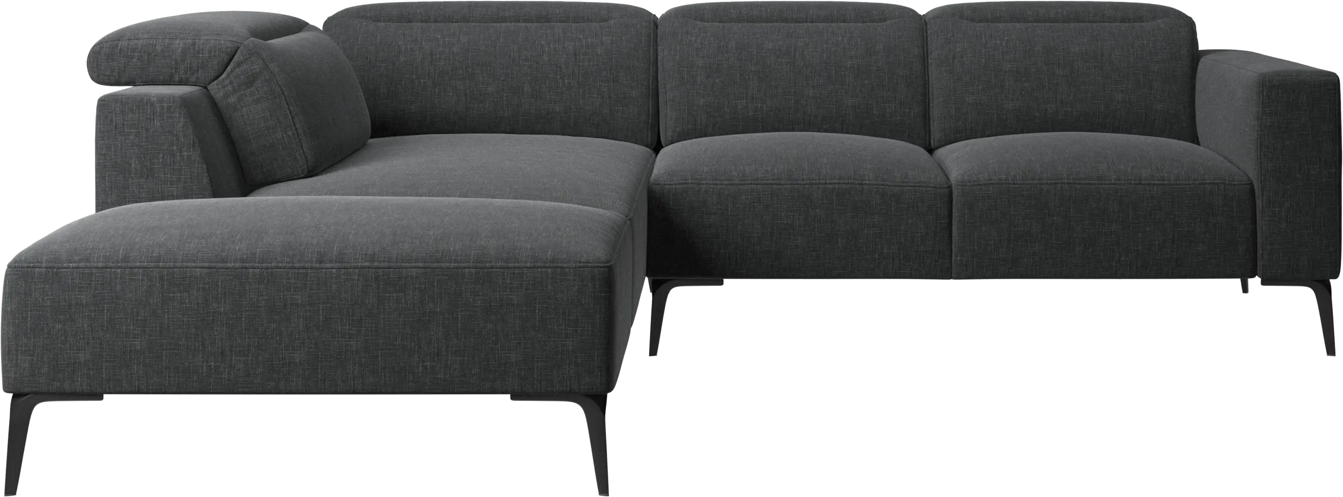Zürich corner sofa with lounging unit