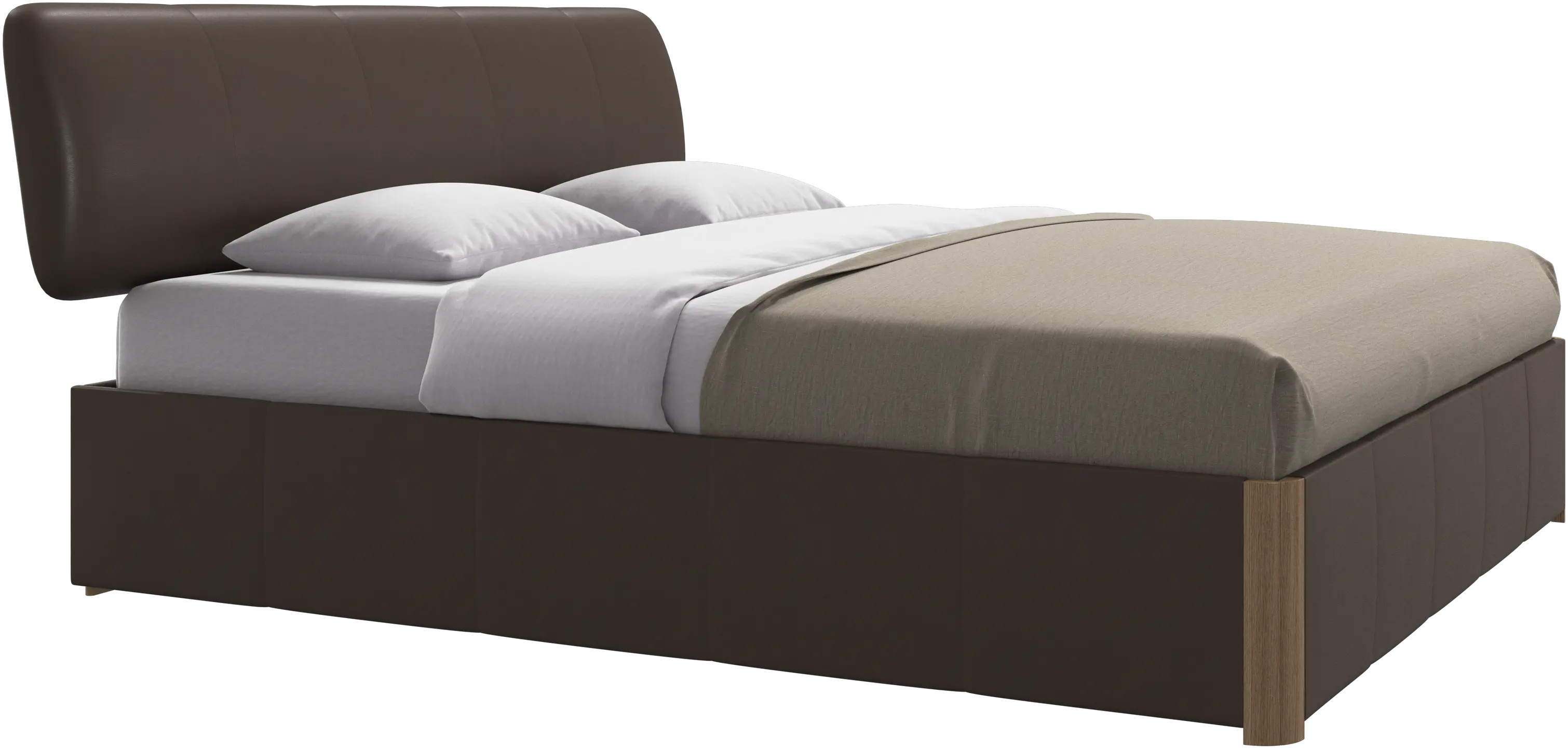 Element cama, cabecero montado en la cama, sin láminas, excl. colchón