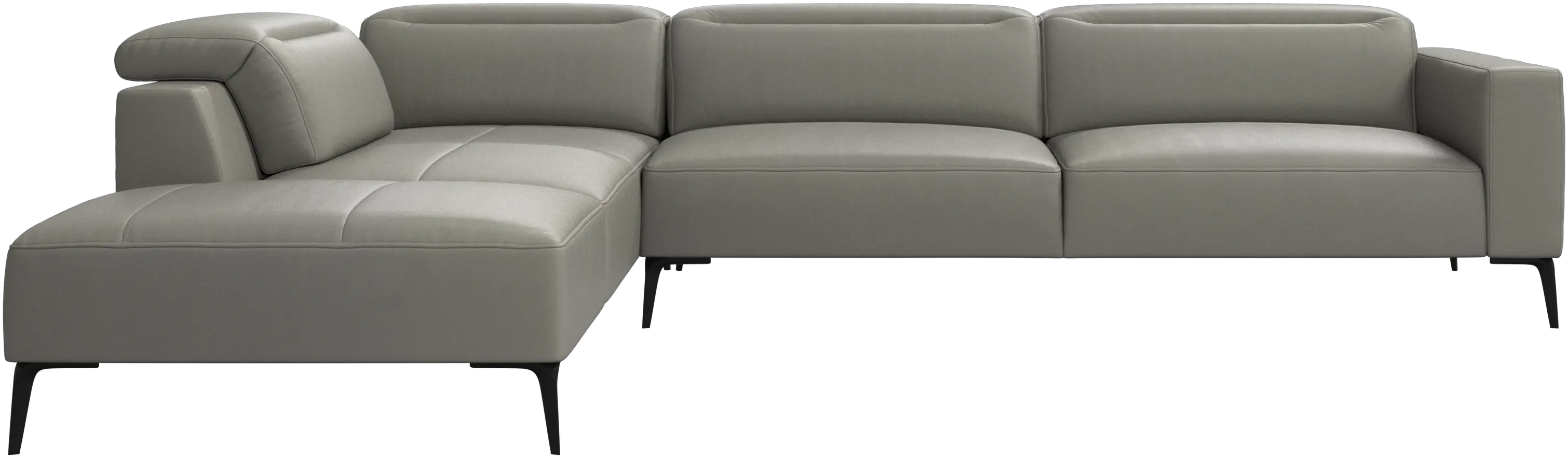 Zürich corner sofa with lounging unit