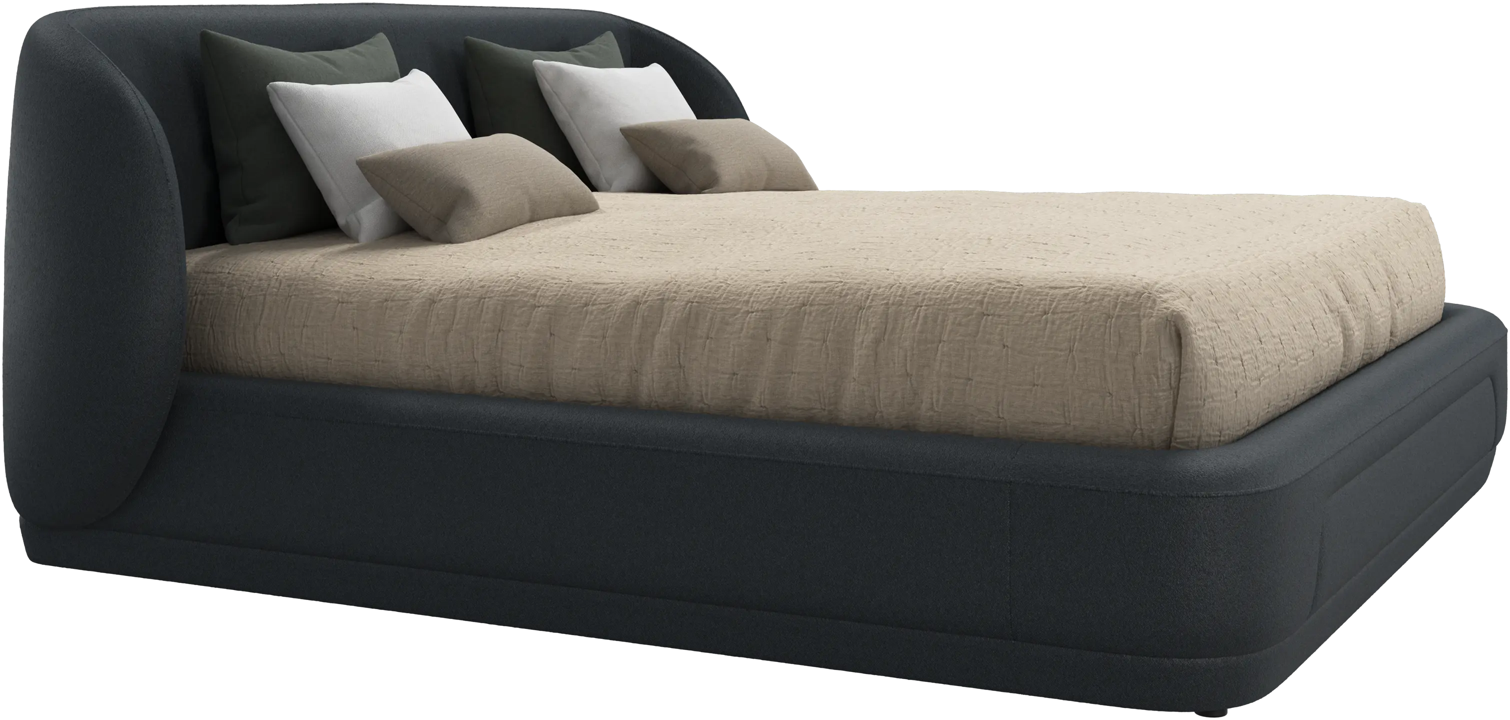 Bolzano bed with slats - W193xL203cm