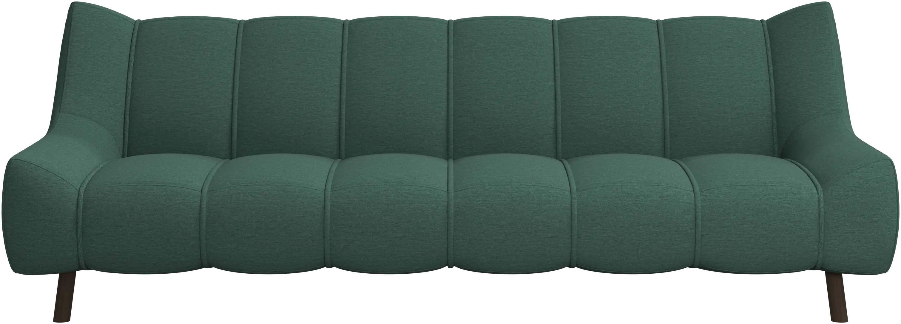Nawabari 3 seater sofa, wooden leg