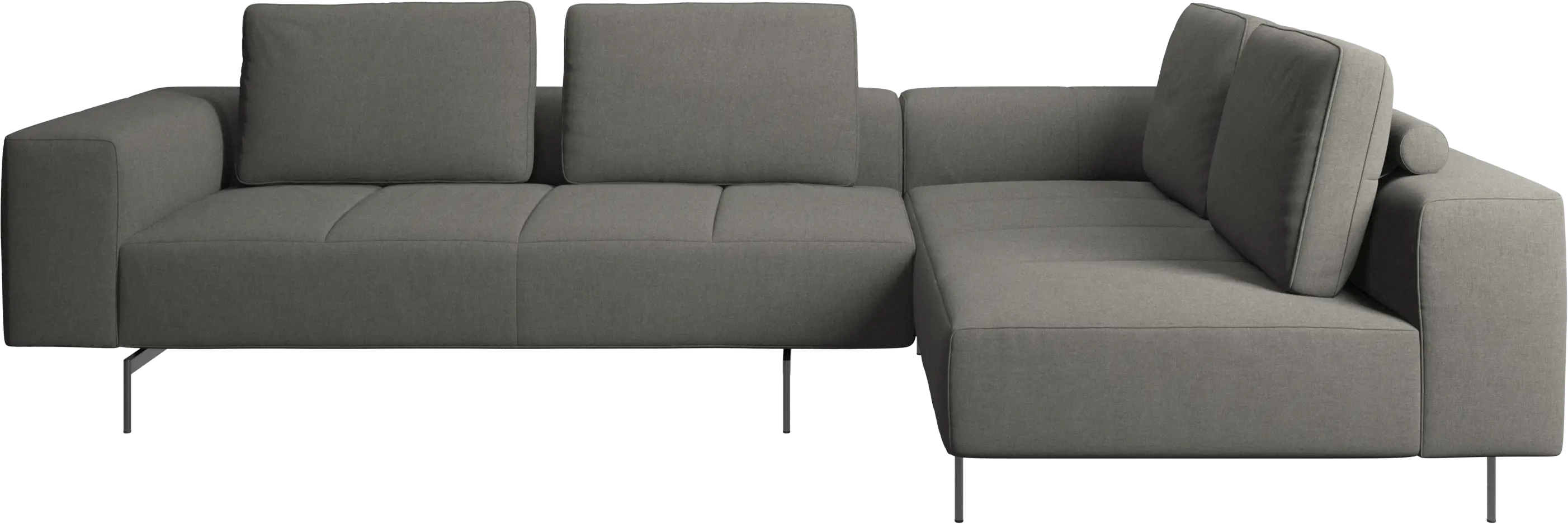 Amsterdam corner sofa with lounging unit