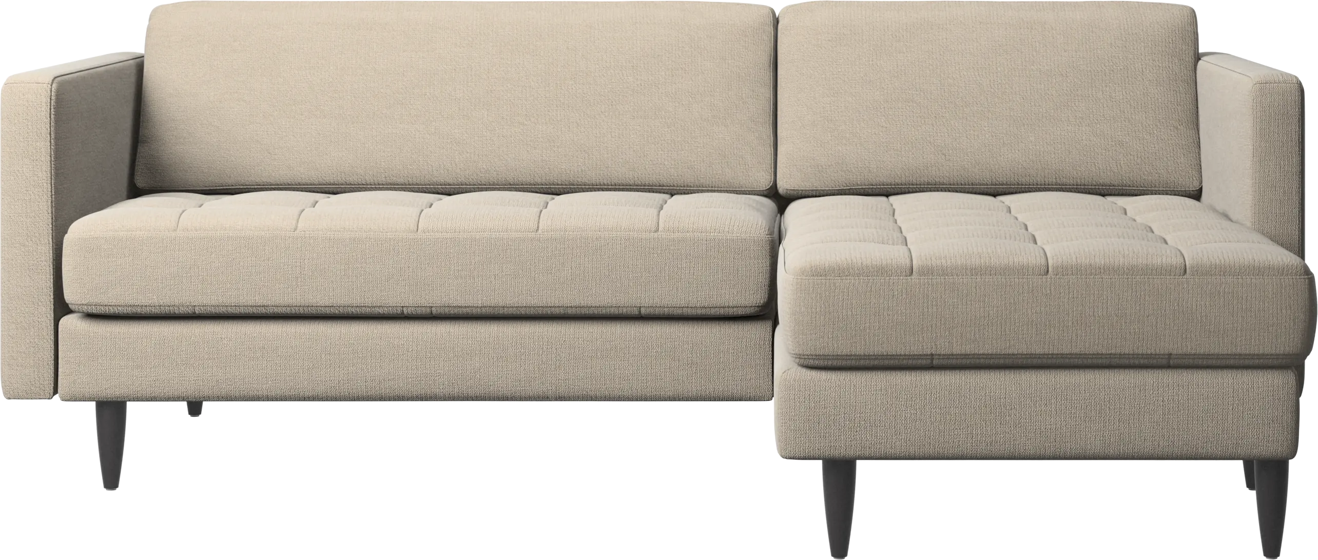 Osaka sofa with resting unit, tufted seat
