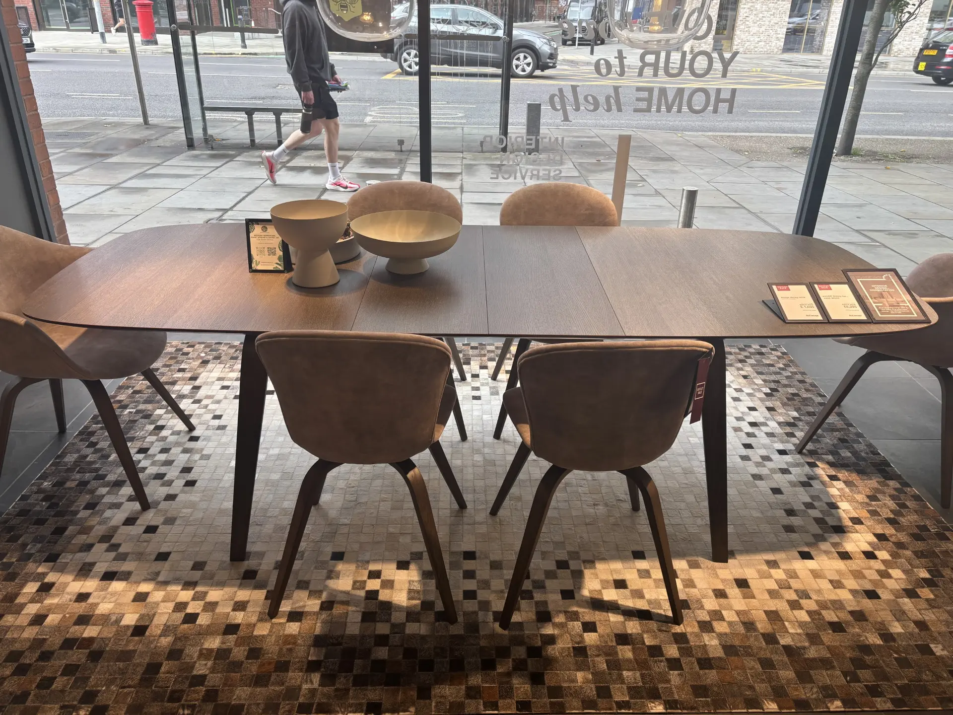 Dining tables Hauge Dining Set - extendable dining table with 4 dining chairs