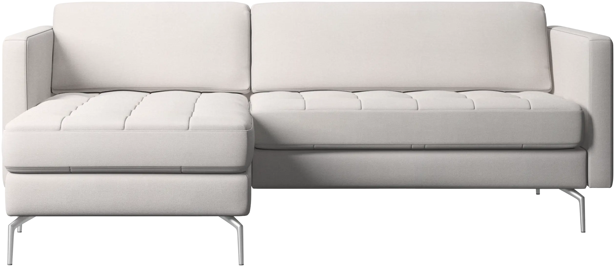 Osaka sofa with resting unit, tufted seat