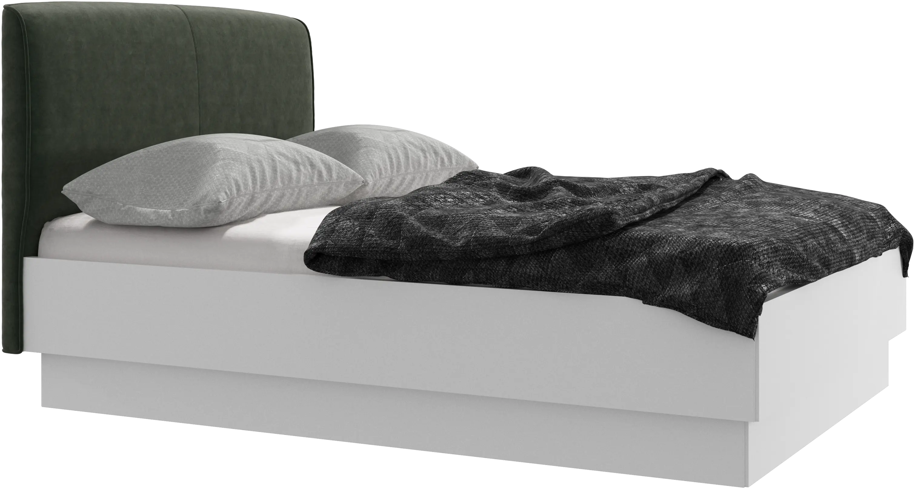 Houston, upholstered bed with storage