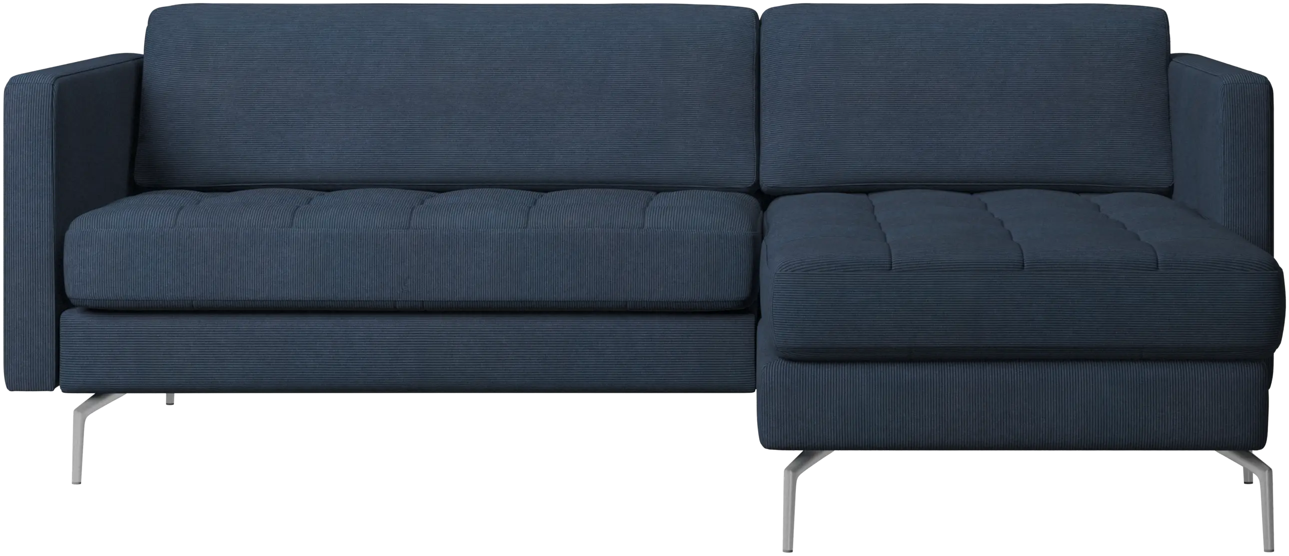 Osaka sofa with resting unit, tufted seat