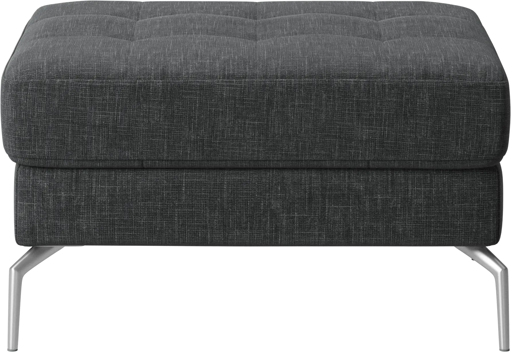 Osaka footstool, tufted seat