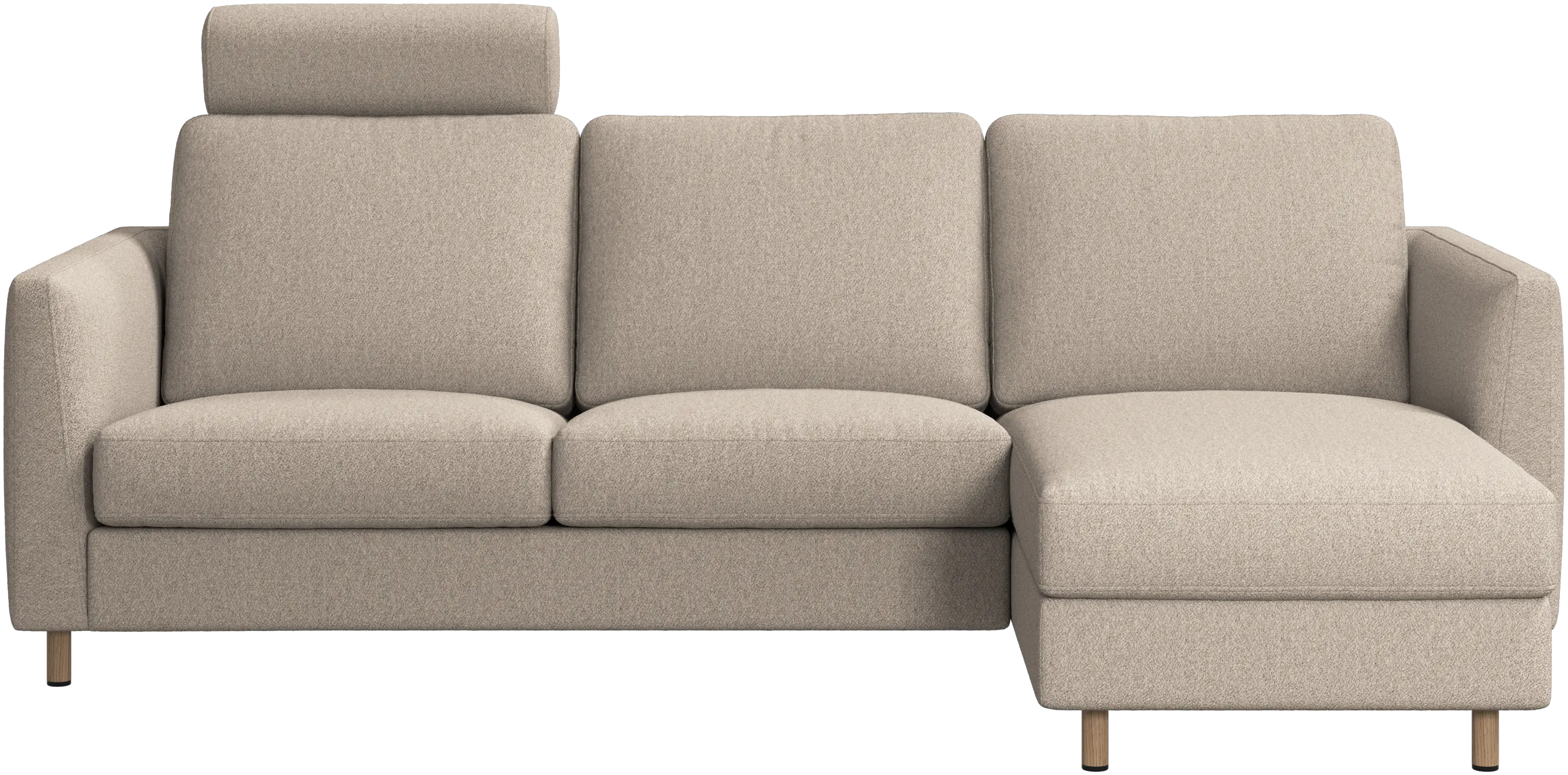 Sofá Indivi con módulo chaise-longue a la derecha