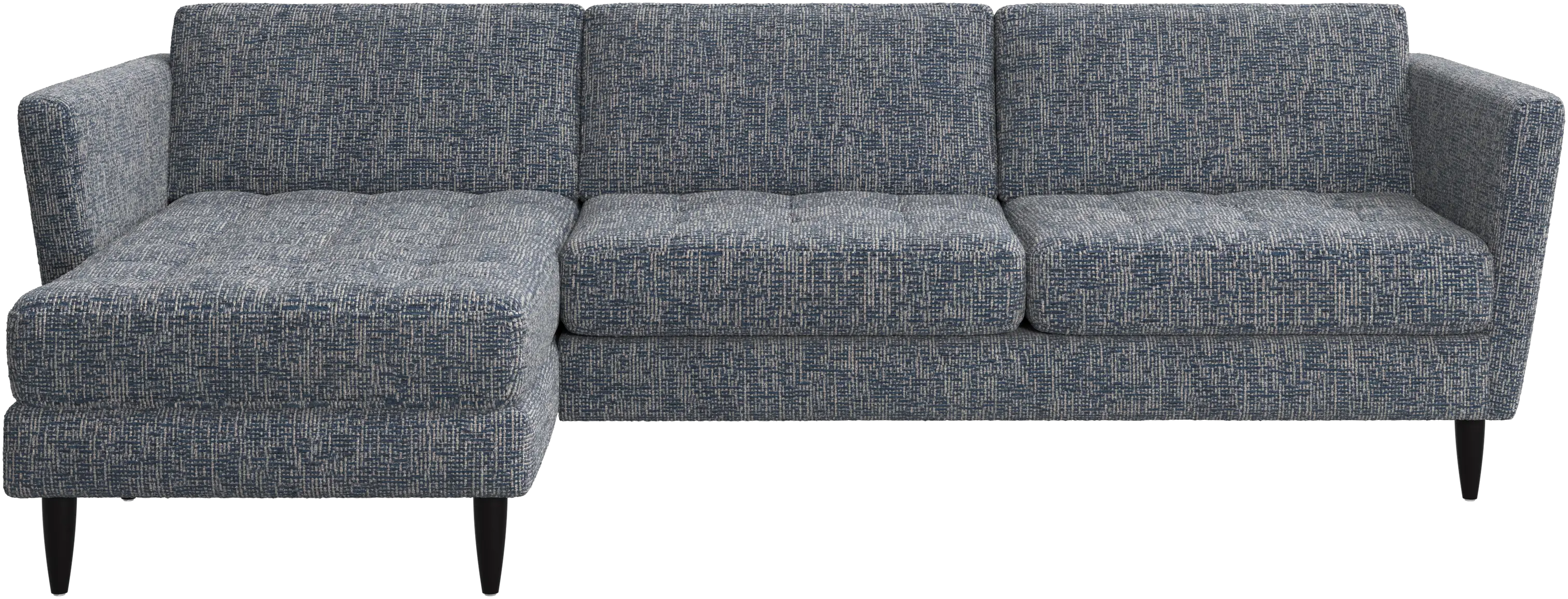 Osaka sofa with resting unit, tufted seat