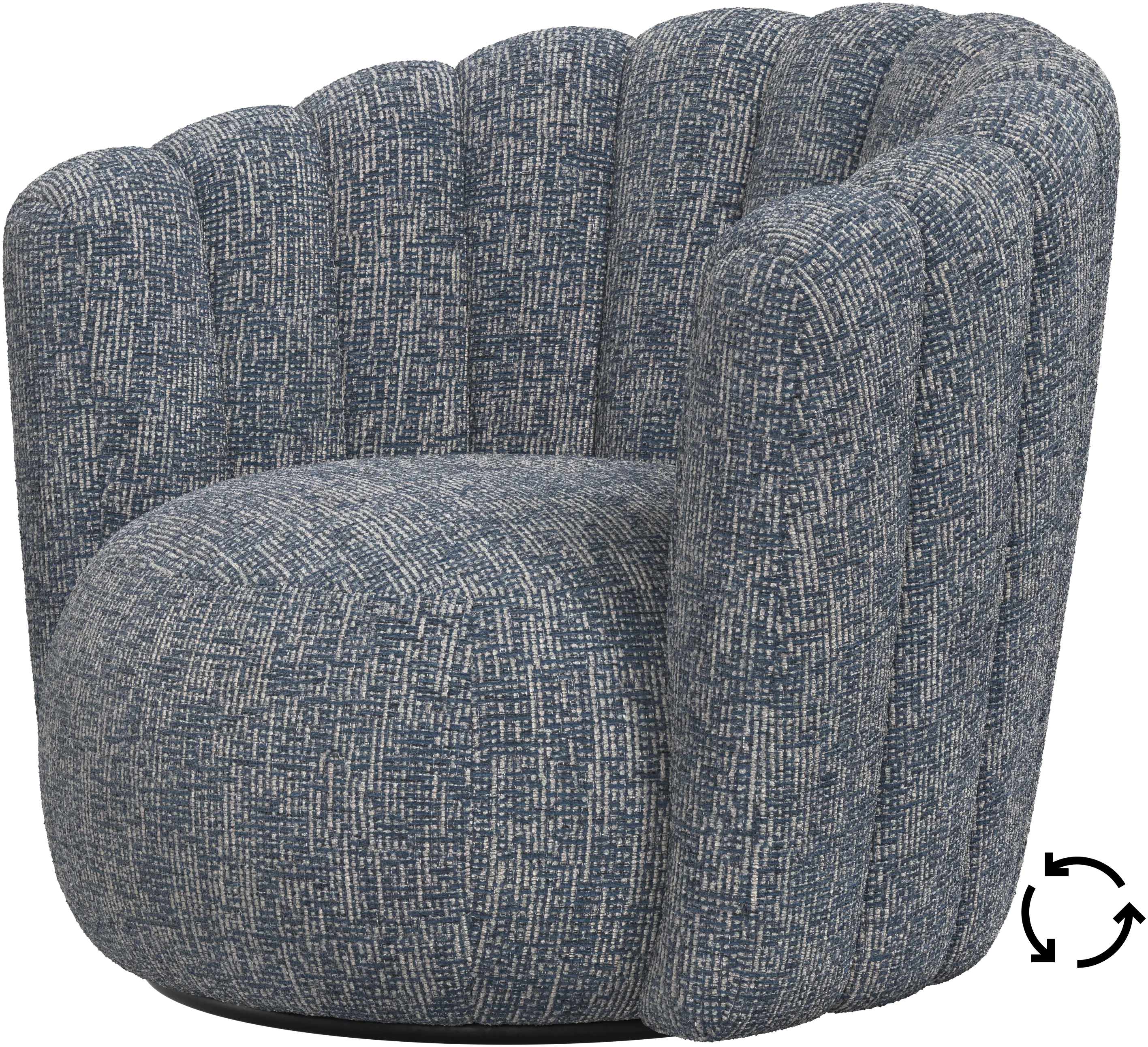 Sweet Art armchair with swivel function