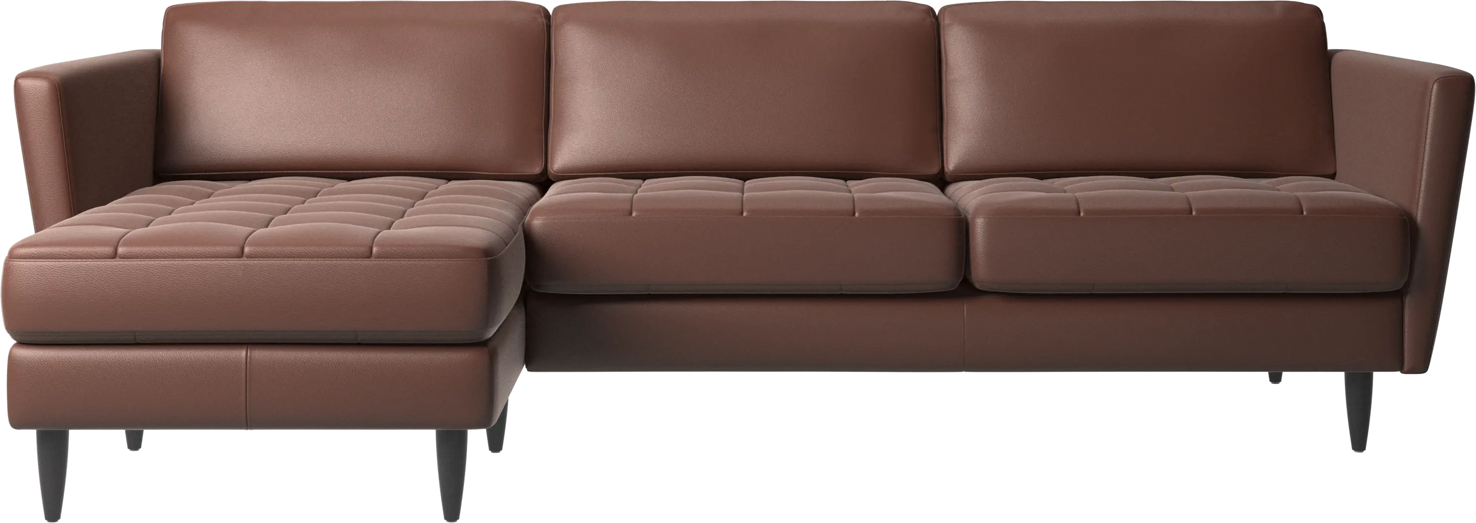 Osaka sofa with resting unit, tufted seat