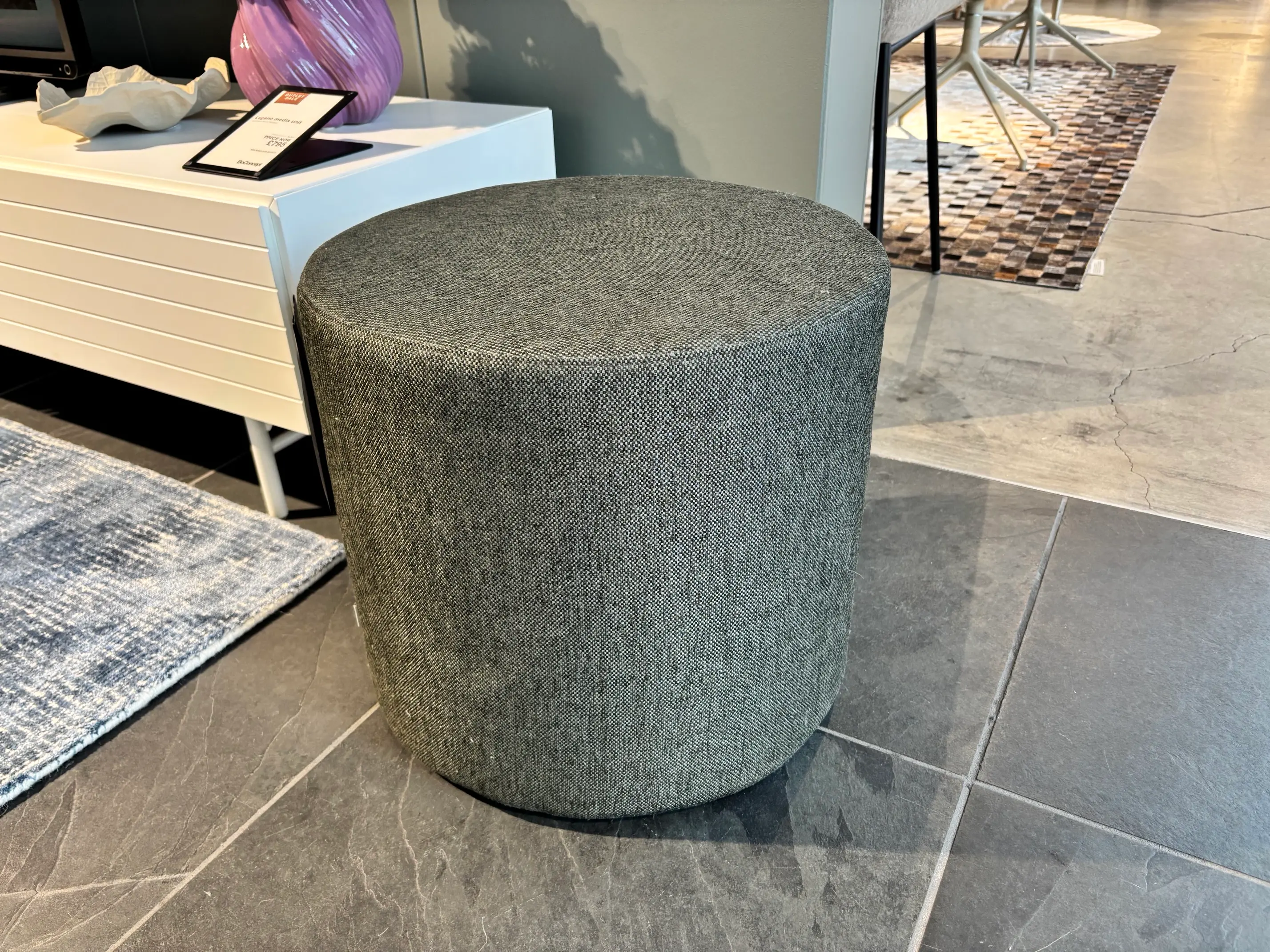 Footstool Eden Footstool - Green Bristol Fabric