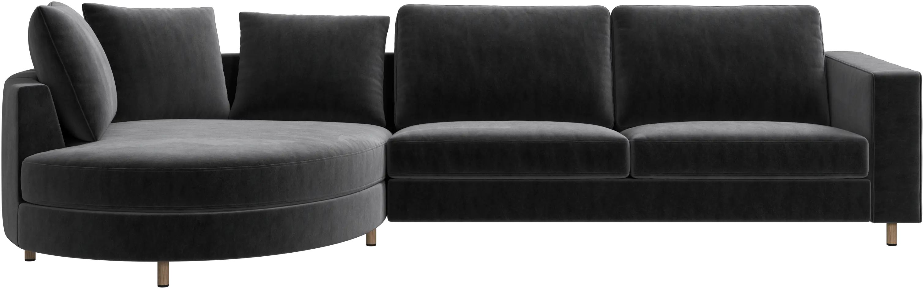 Indivi sofa with chaise longue left