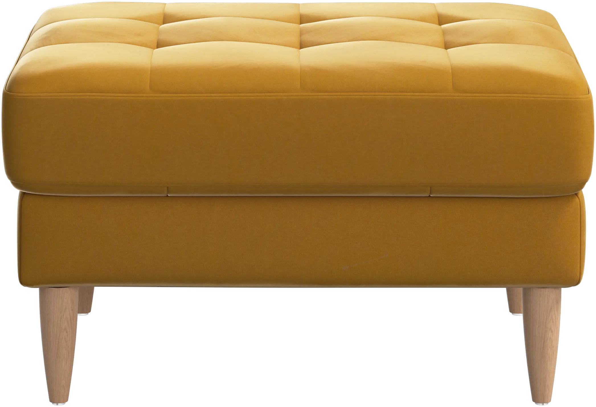 Osaka footstool, tufted seat
