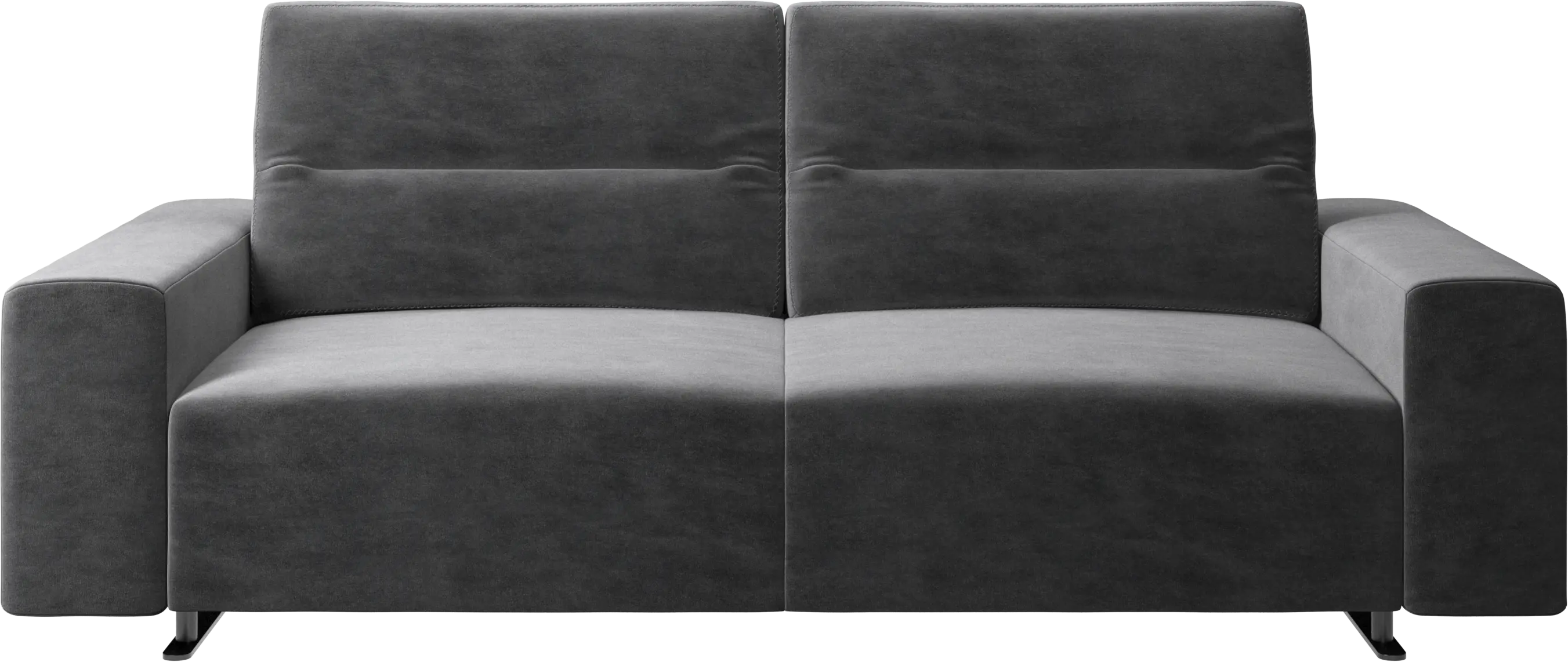 Hampton sofa with adjustable back and storage on the left side