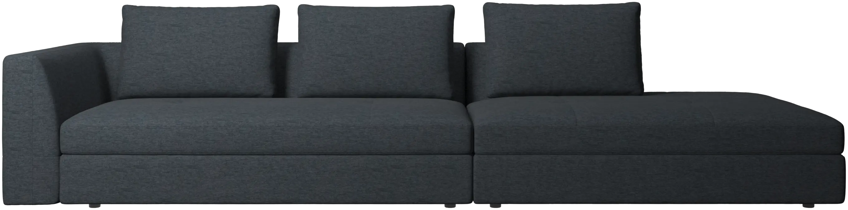Bergamo sofa with lounging unit