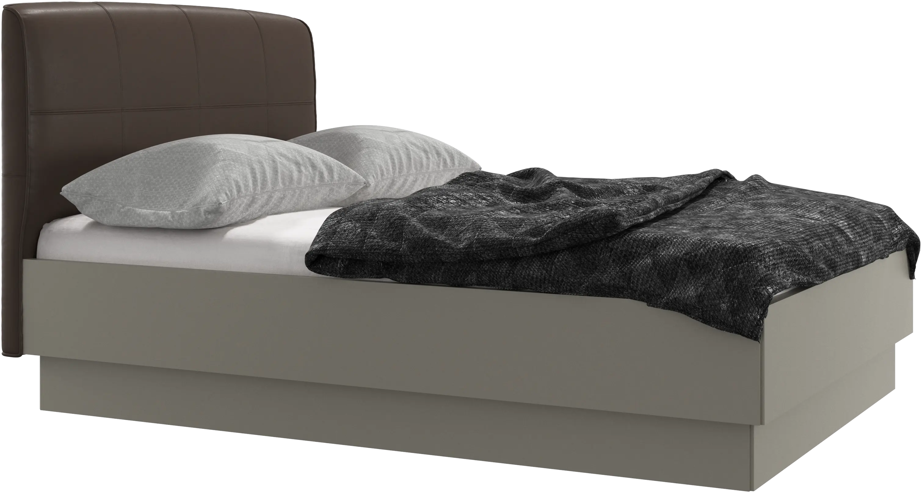 Houston, upholstered bed with storage