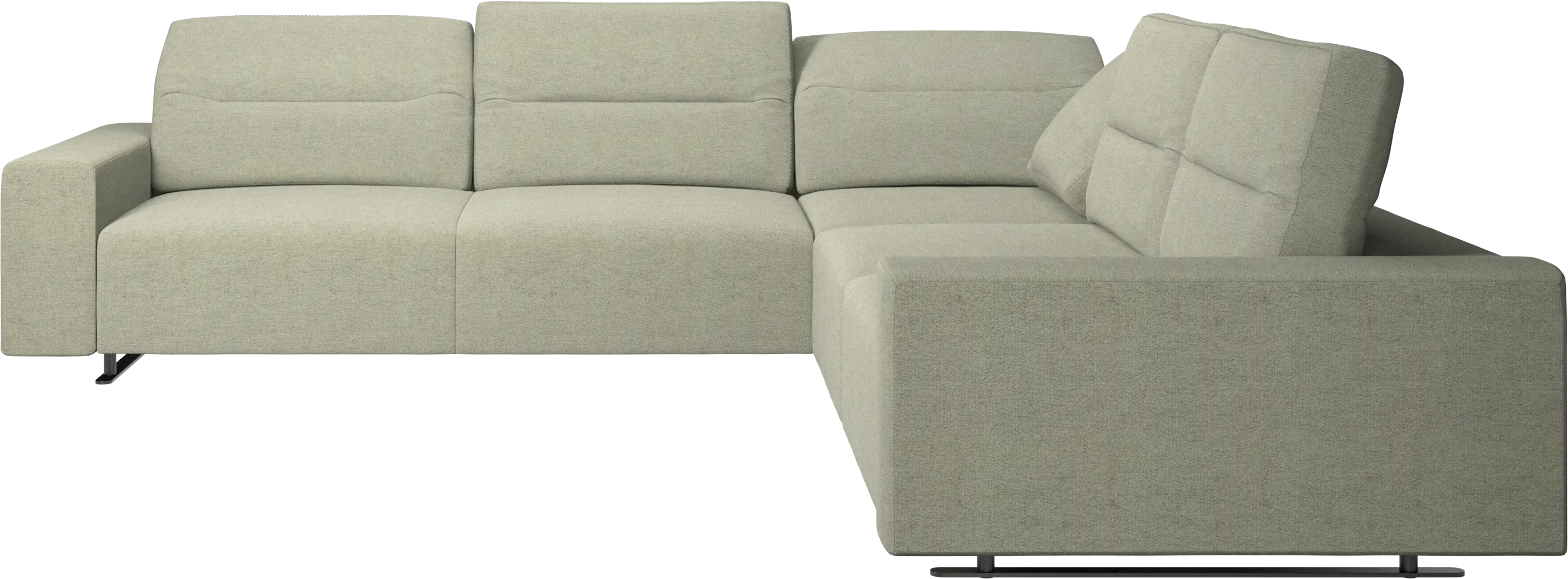 Hampton corner sofa with adjustable back