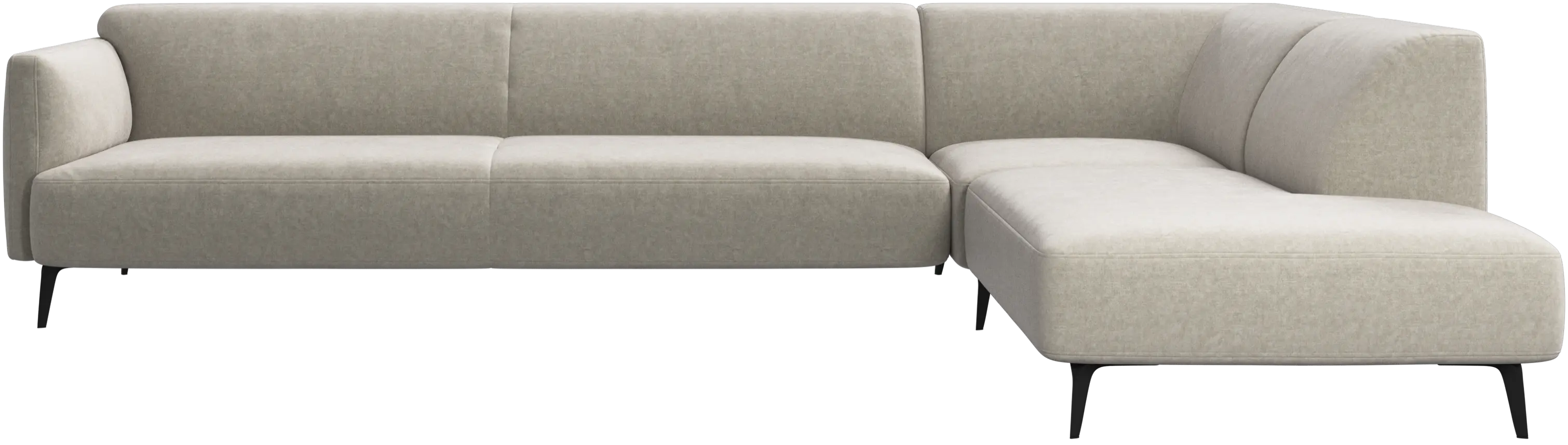 Modena corner sofa with lounging unit