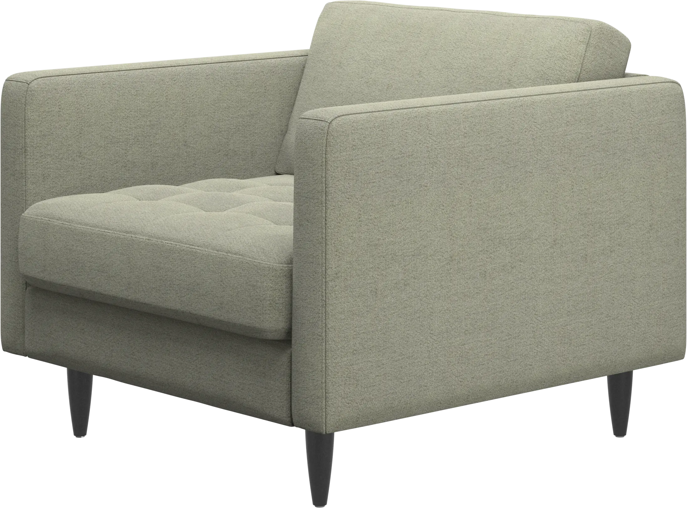 Osaka chair, tufted seat