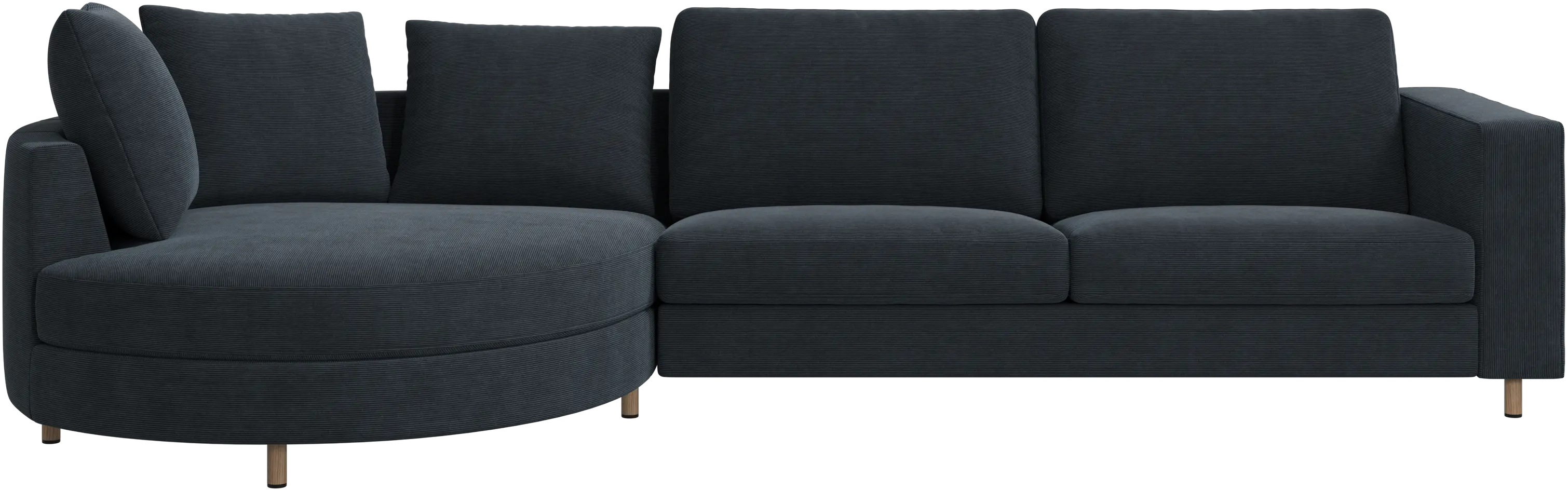Indivi sofa with chaise longue left