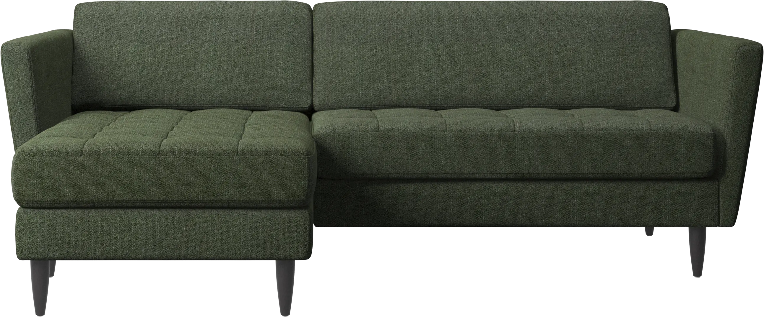 Osaka sofa with resting unit, tufted seat