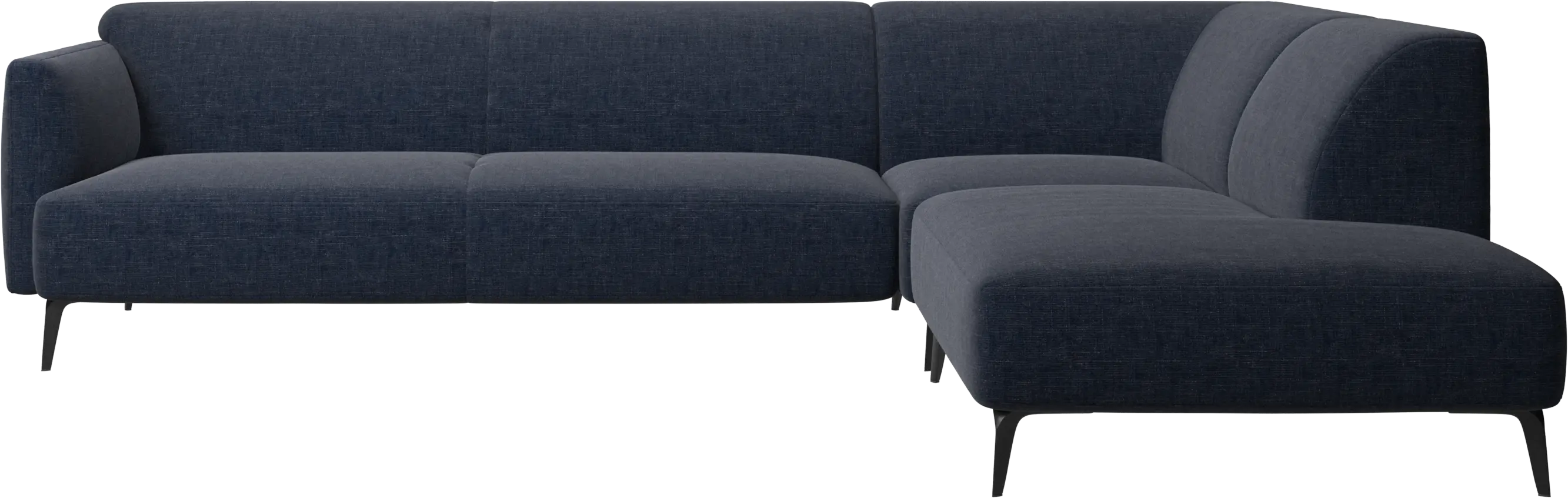 Modena corner sofa with lounging unit