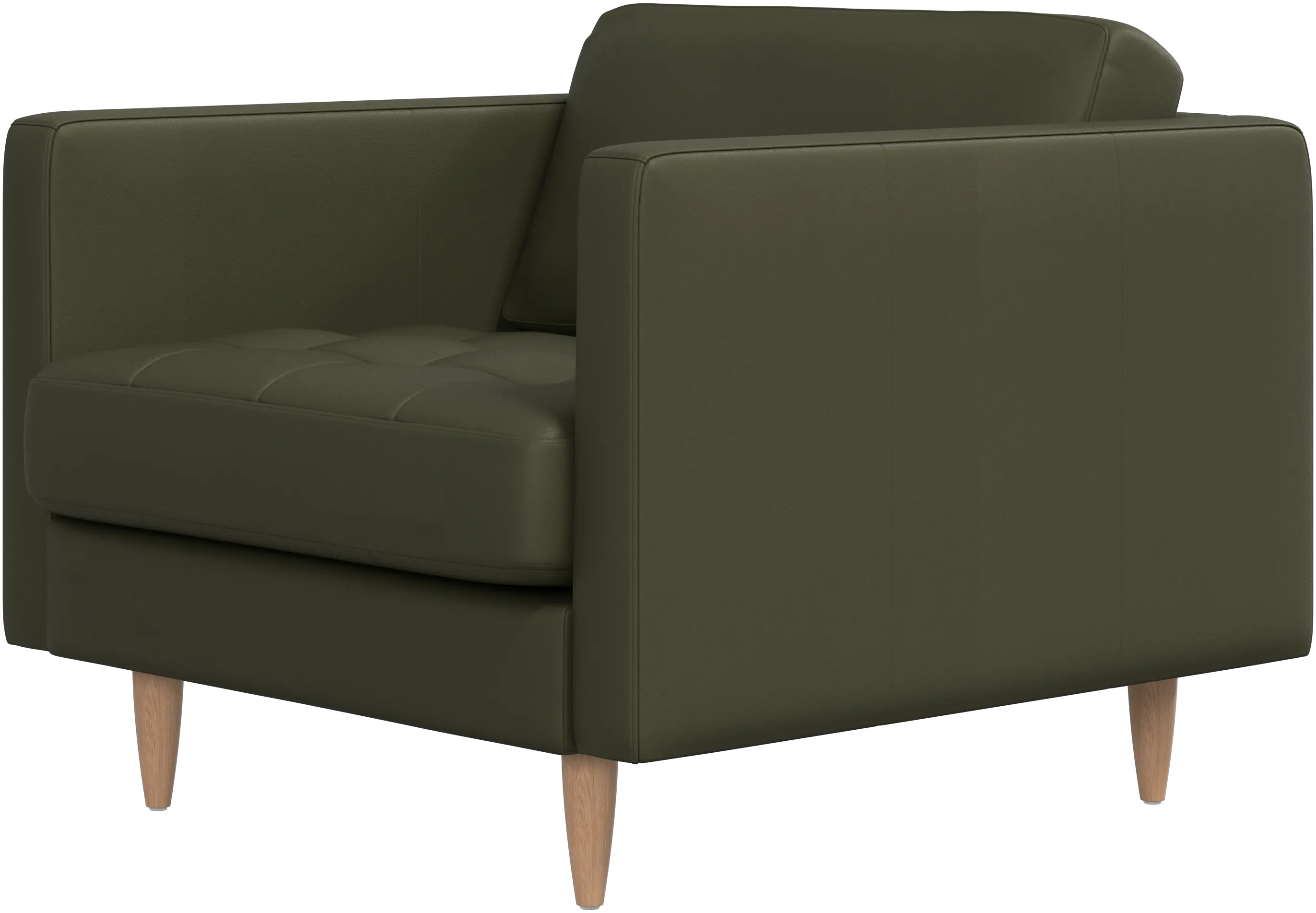 Osaka chair, tufted seat