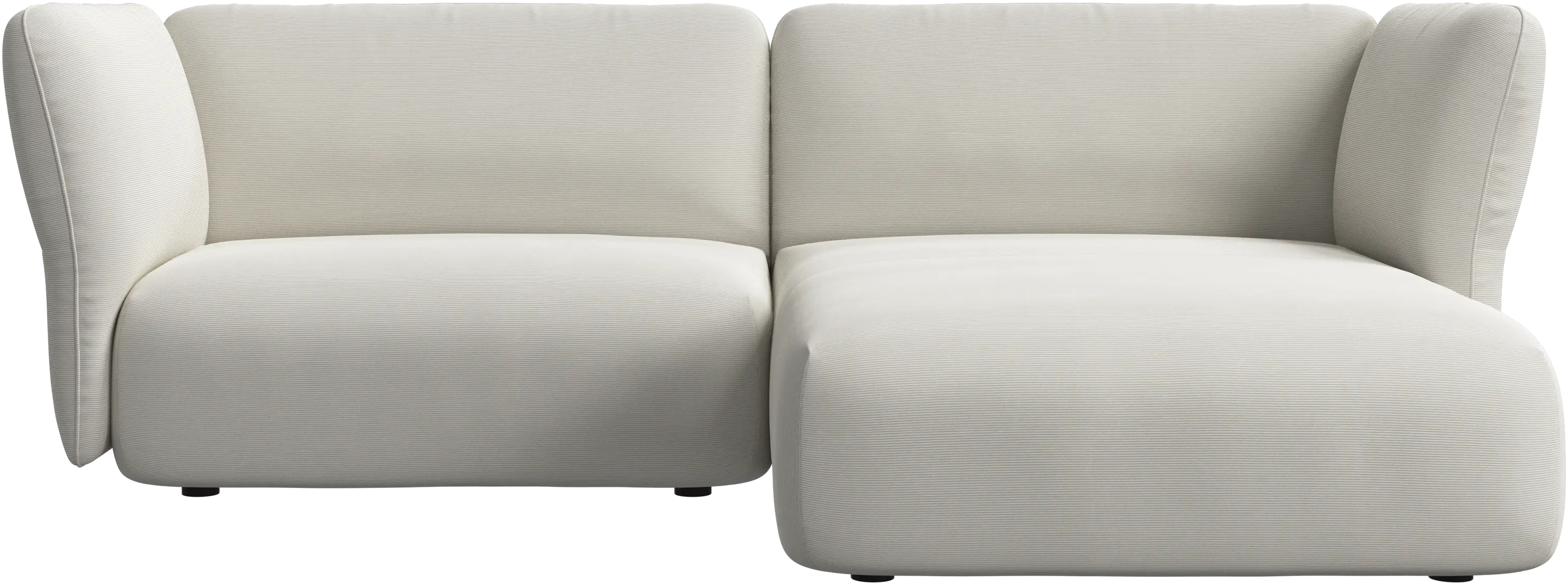 Paraggi 1.5-seater with chaise longue right