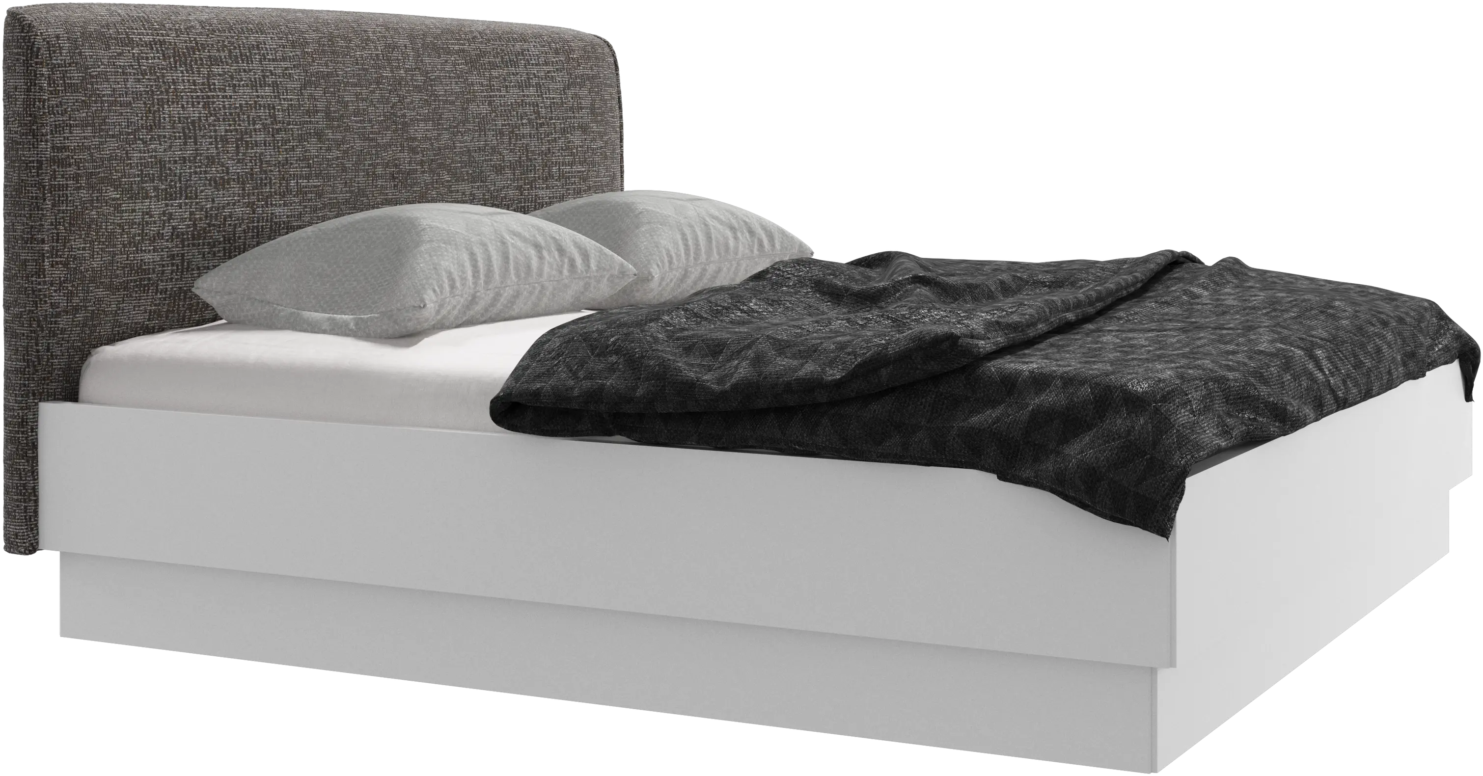 Houston, upholstered bed with storage