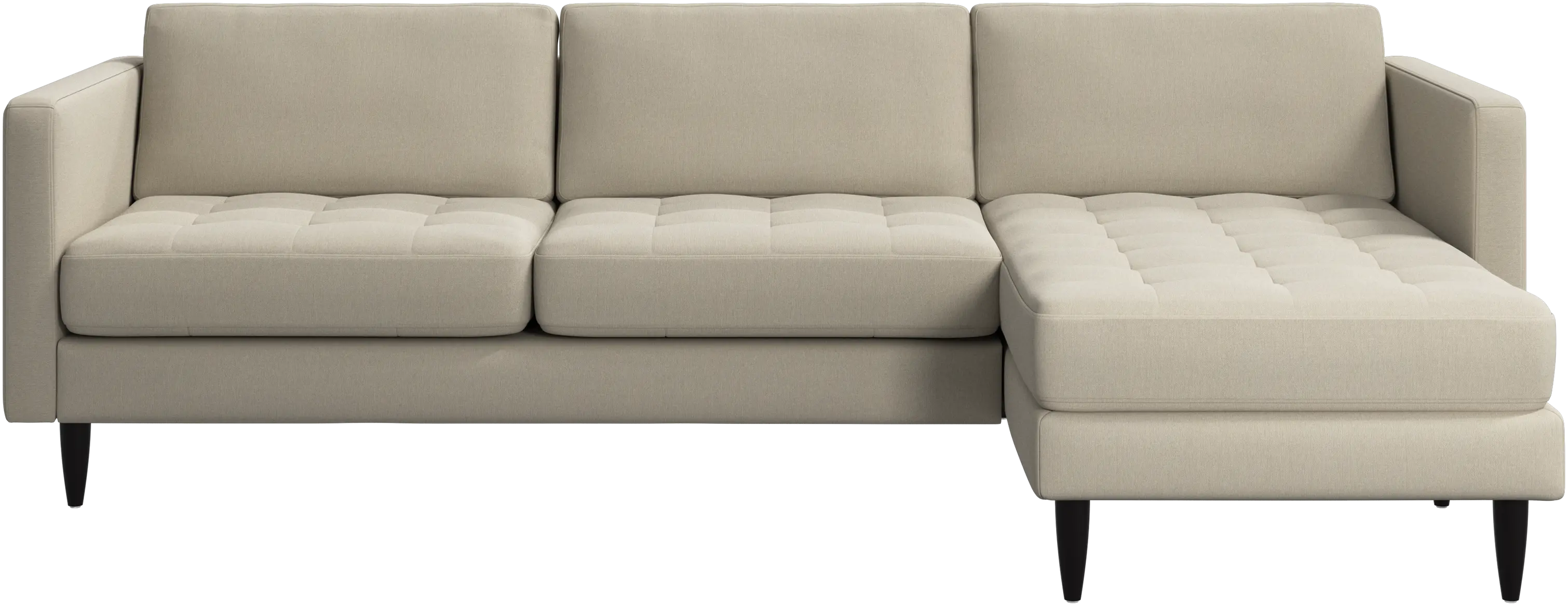 Osaka sofa with resting unit, tufted seat
