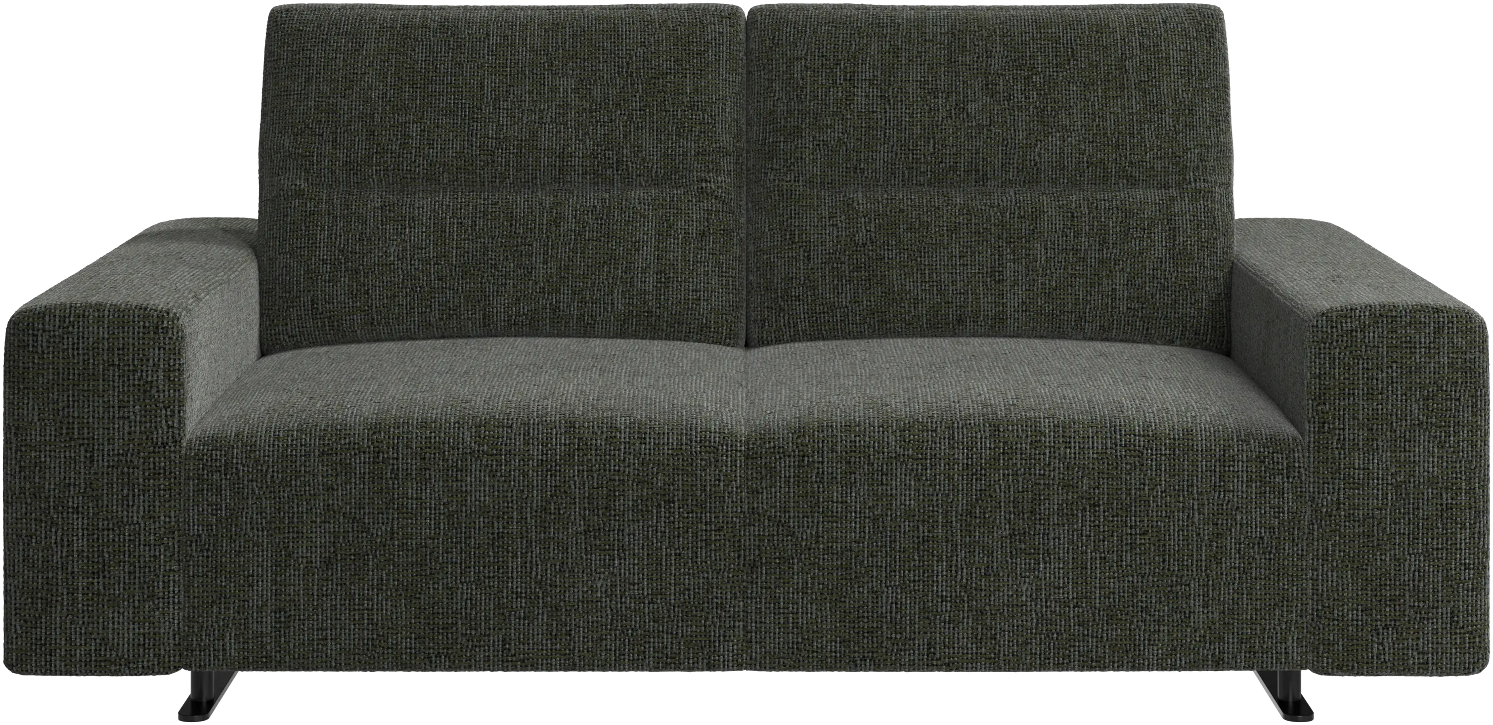 Hampton sofa with adjustable back and storage on the right side