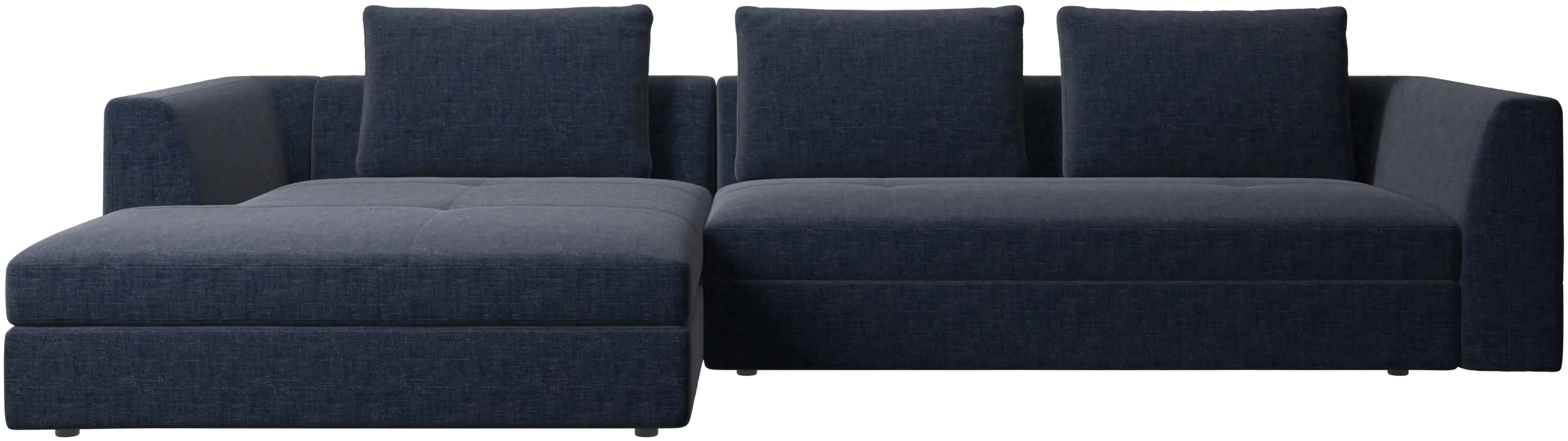 Bergamo sofa with resting unit