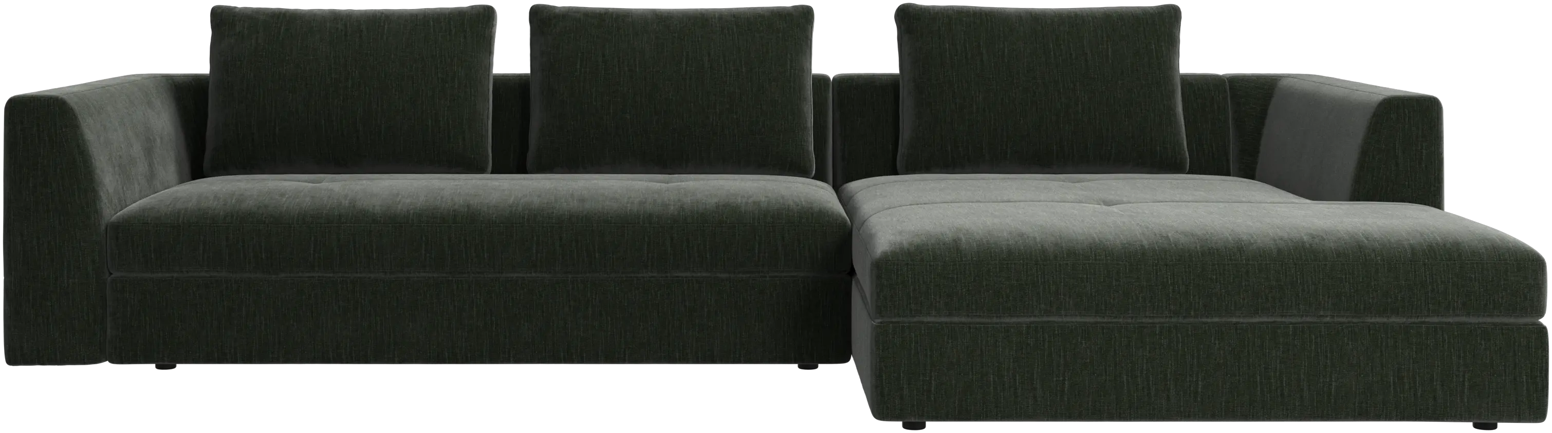 Bergamo sofa with resting unit