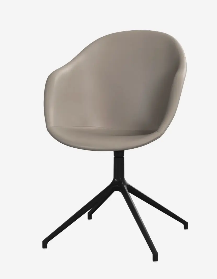 Dining chairs ADELAIDE SWIVEL WITH ARM LIGHT GREY NORDIC X2 / OSH08 - 25%