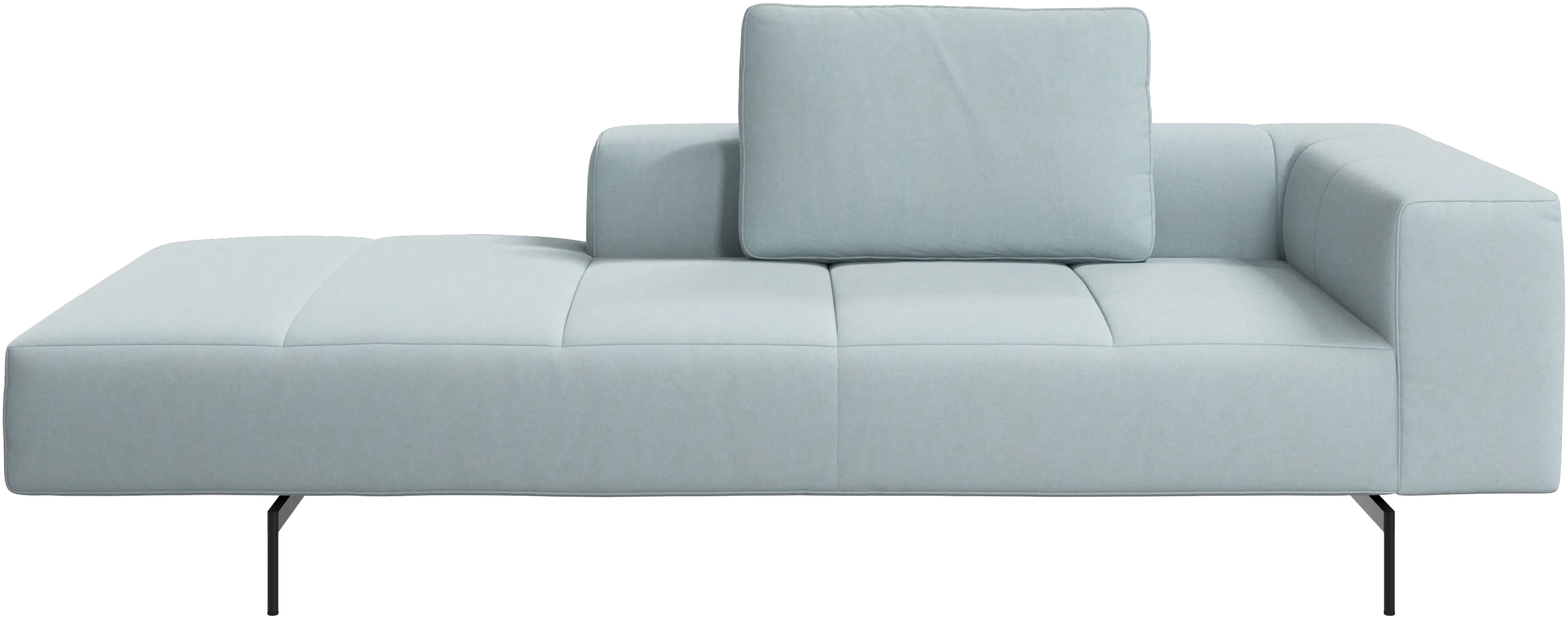 Amsterdam Iounging module for sofa, armrest right, open end left