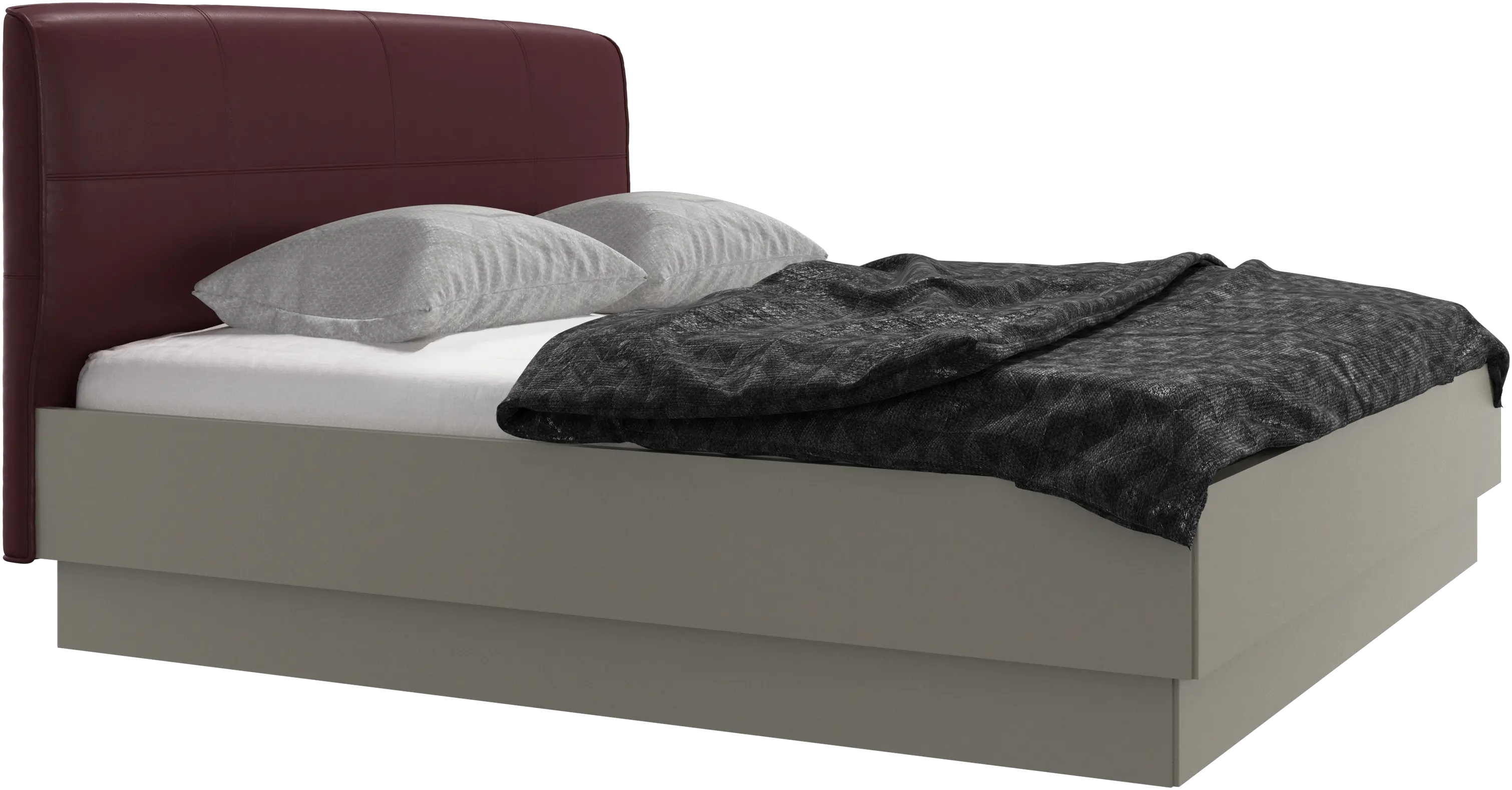 Houston, upholstered bed with storage