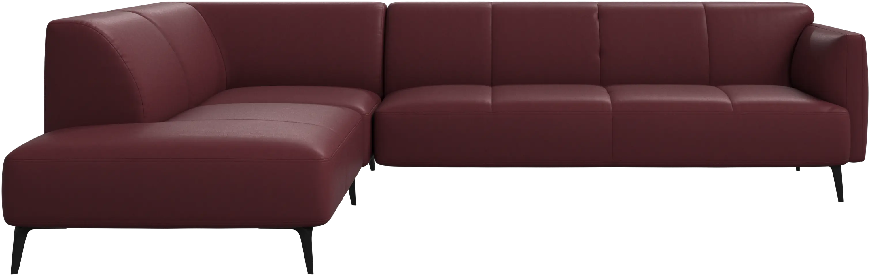 Modena corner sofa with lounging unit