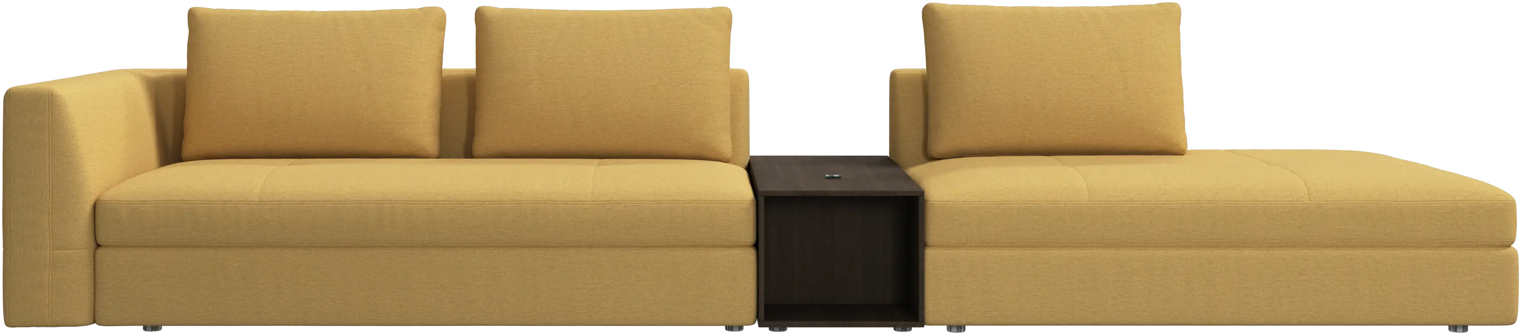 Bergamo 3 seater lounge sofa with storage