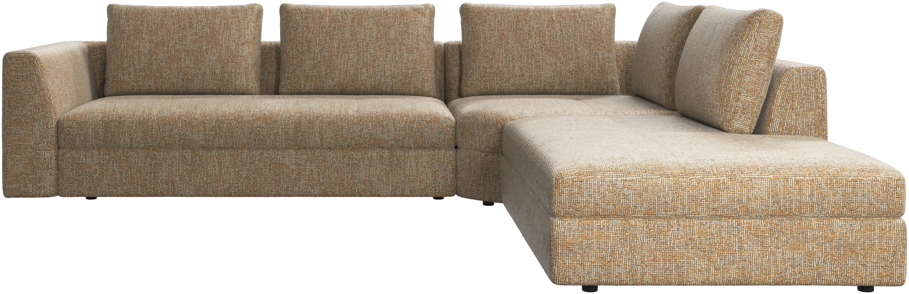 Bergamo corner sofa with lounging unit
